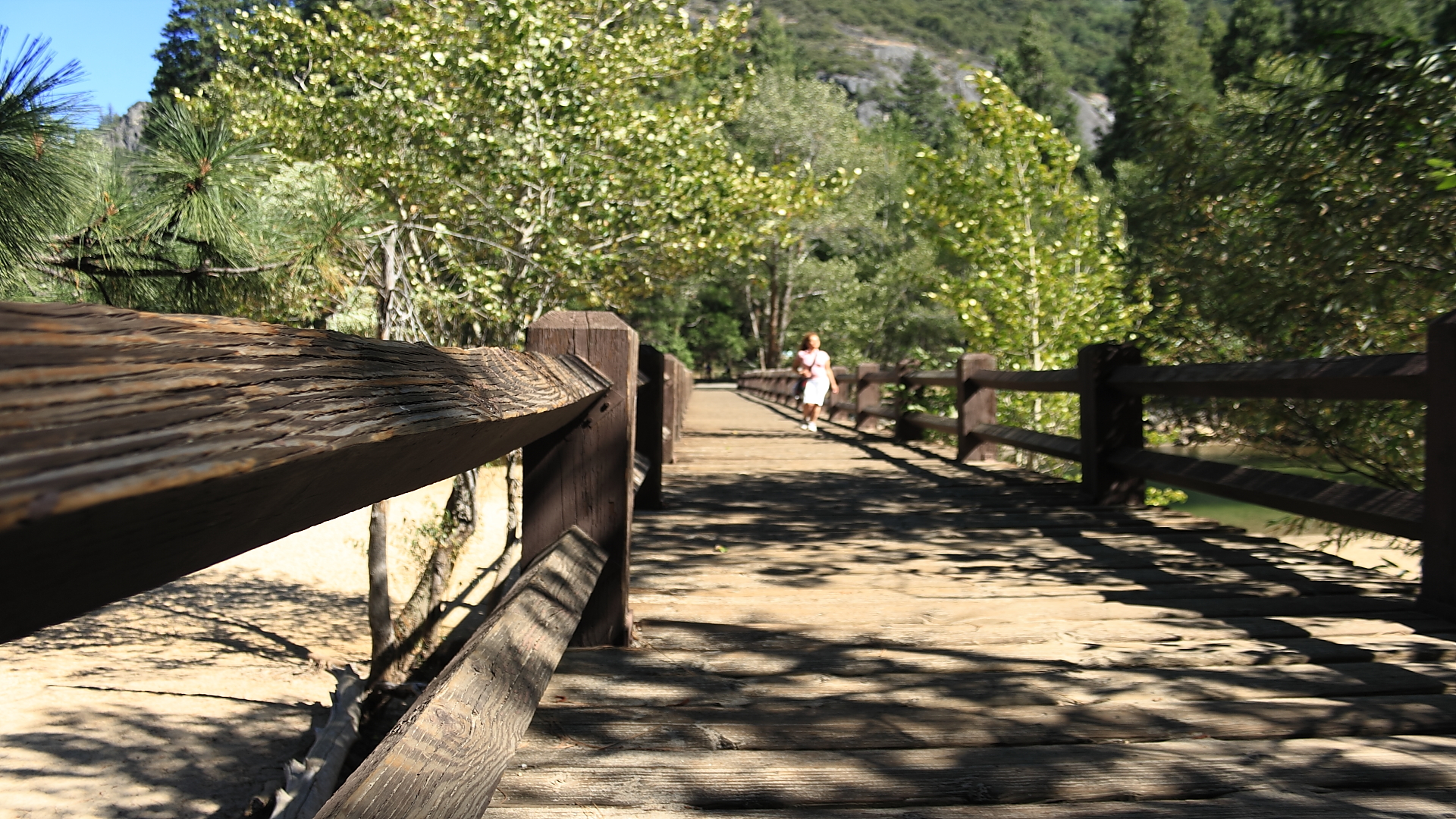 Passeggiata sul ponte - Yosemite Park...