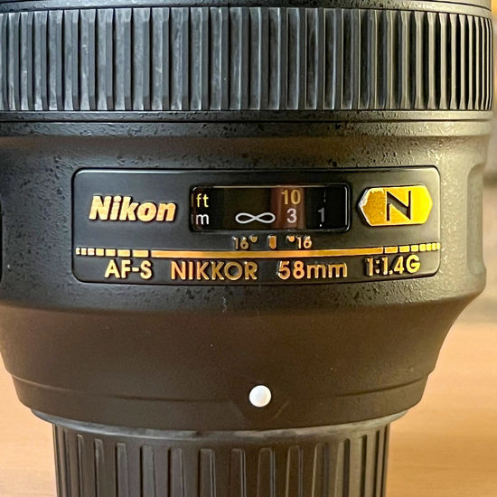 Nikon AF-S 58mm f/1.4 G