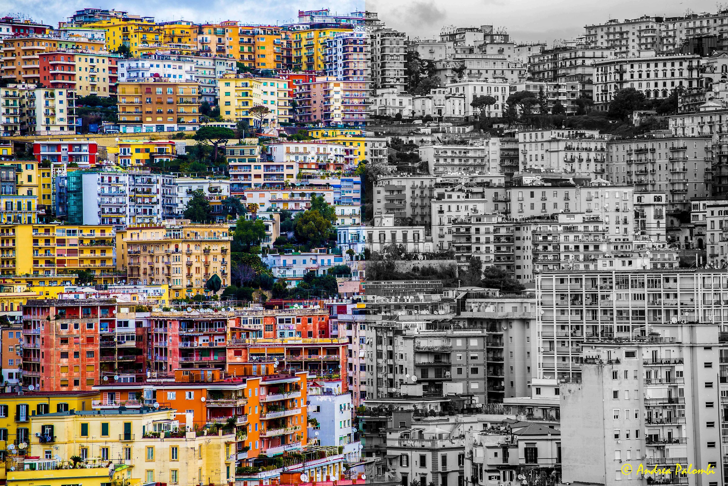The two faces of Naples...