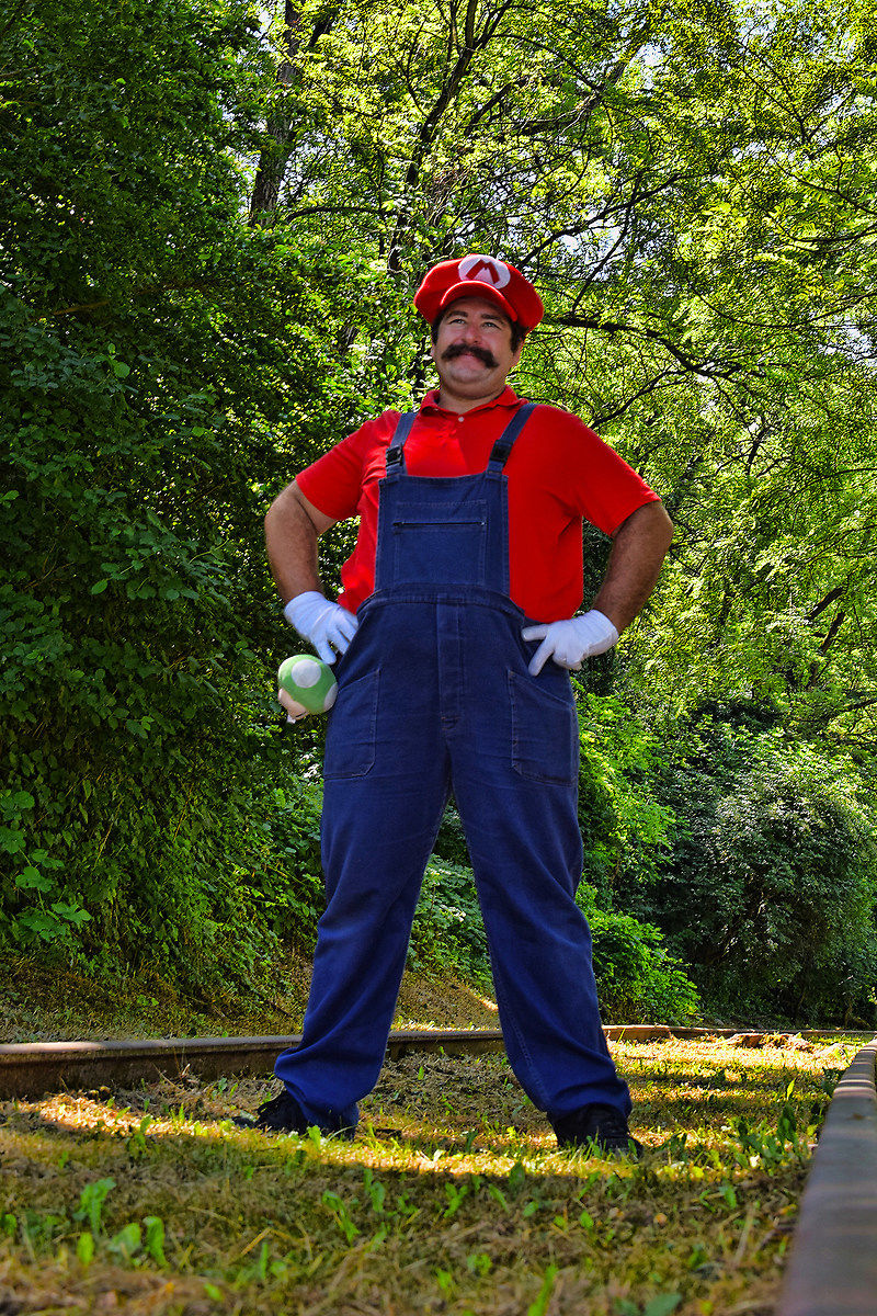 Cosplayer super Mario...