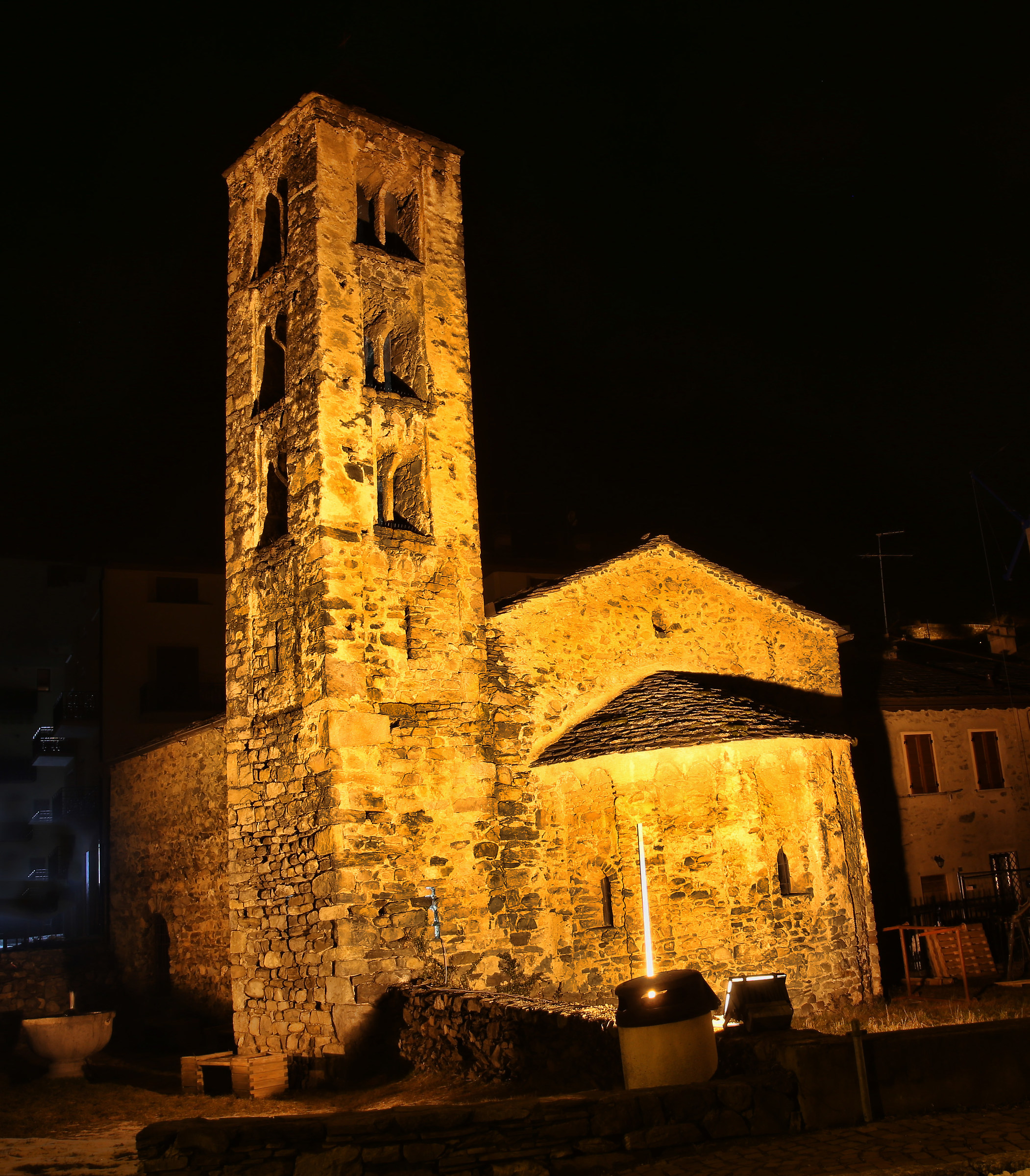 San Pitro church in Teglio...