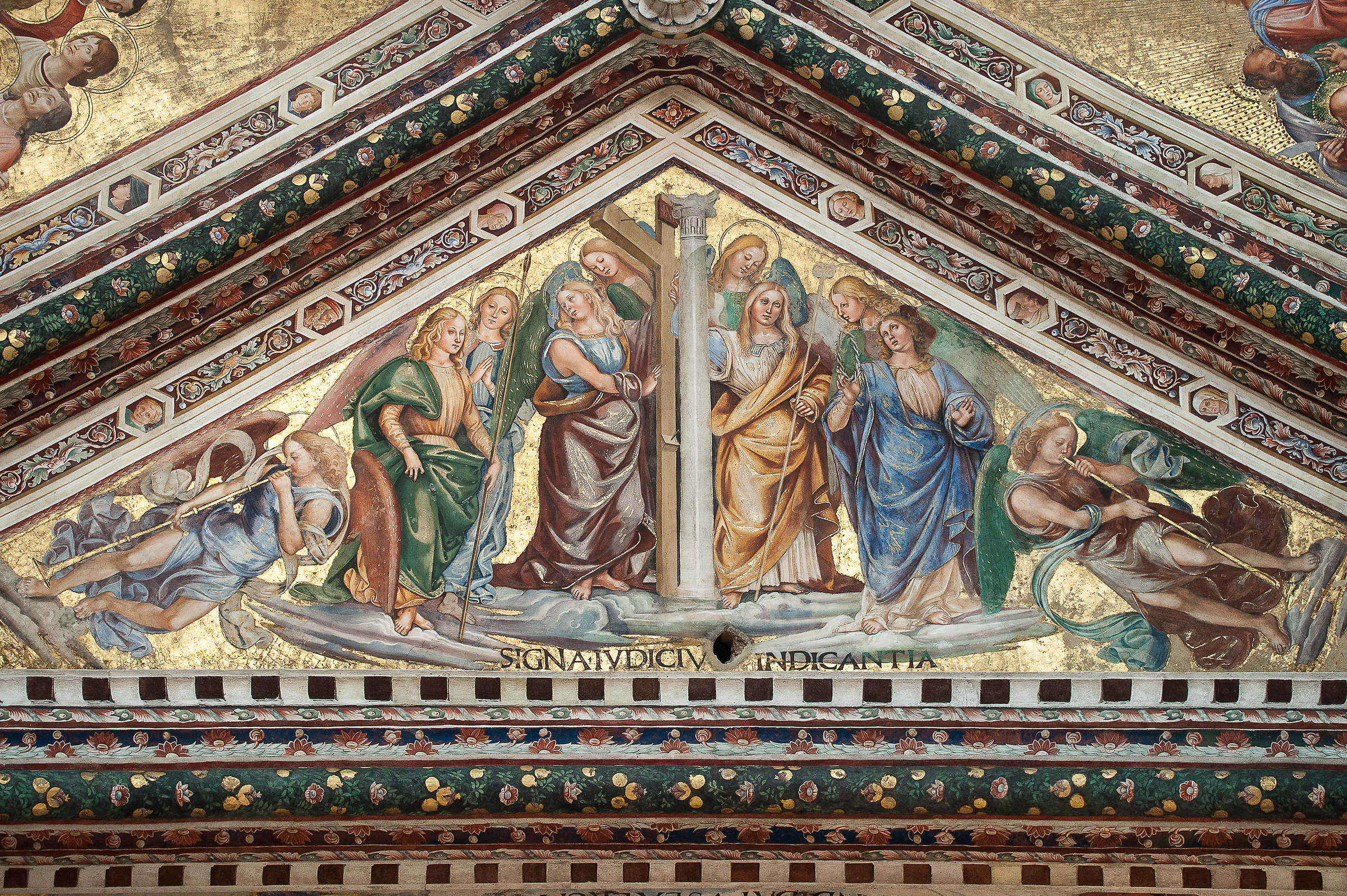Duomo di Orvieto-Particolare interno Cappella S.Brizio...