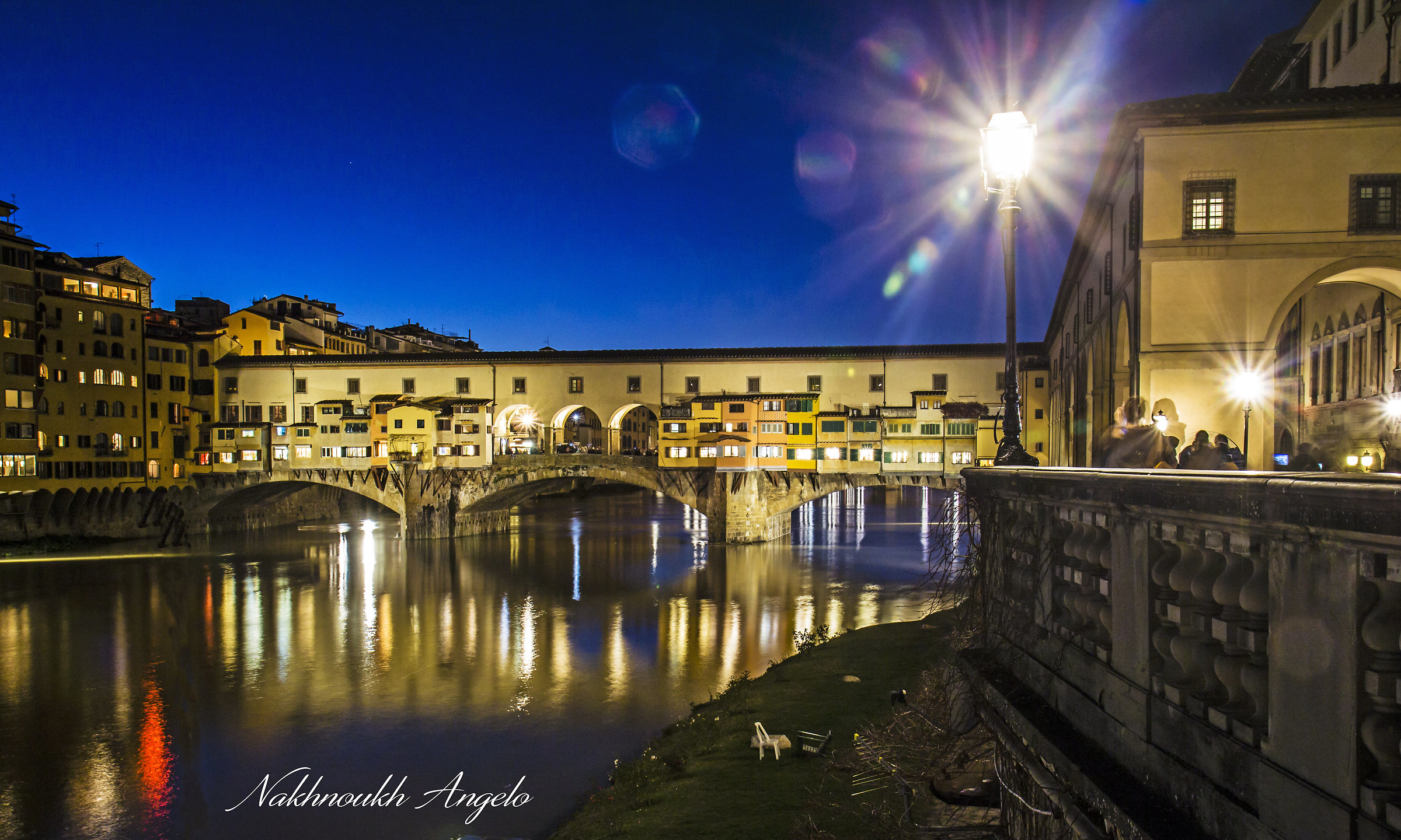The old bridge in Florence...
