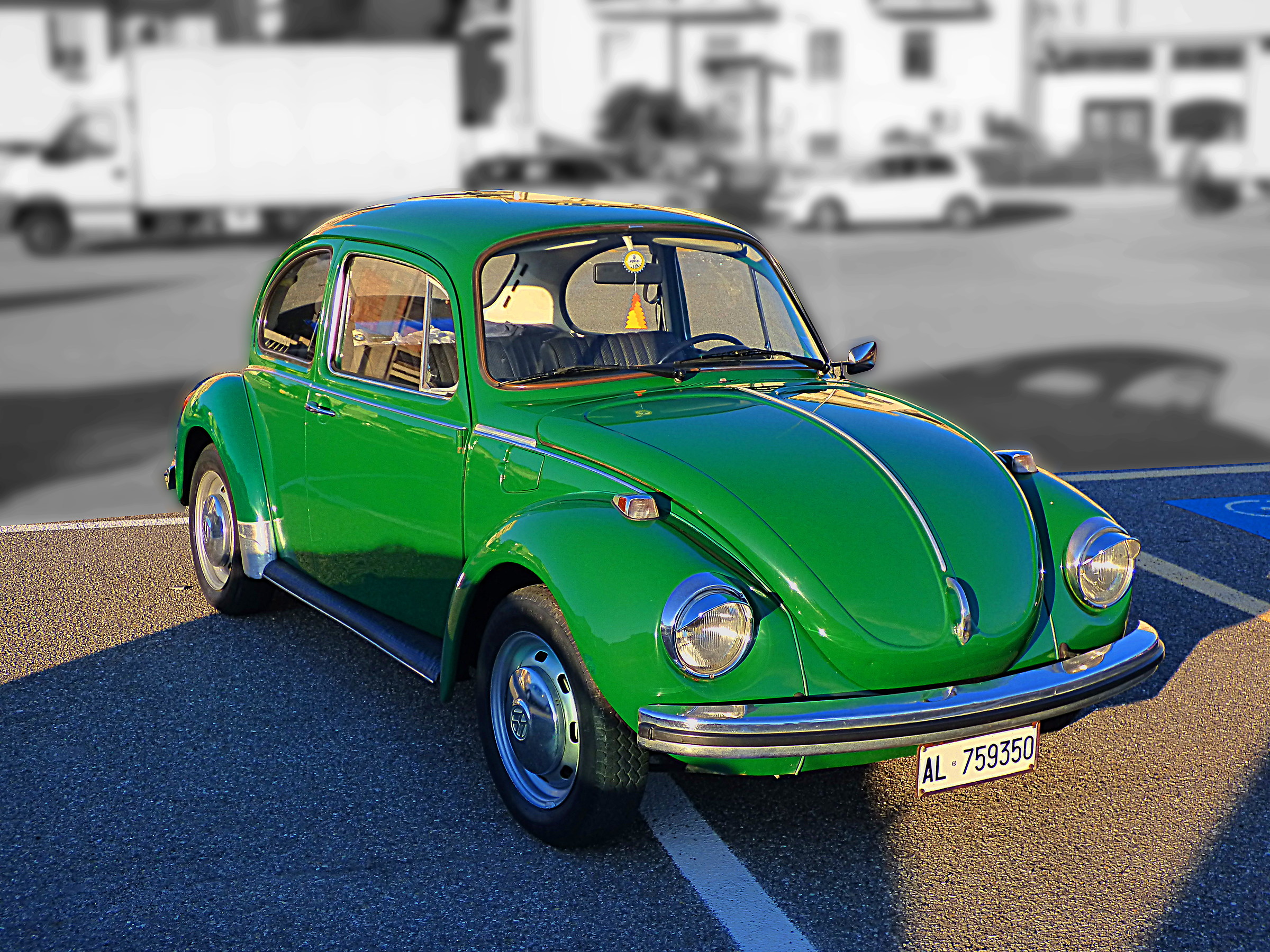 Volkswagen green...