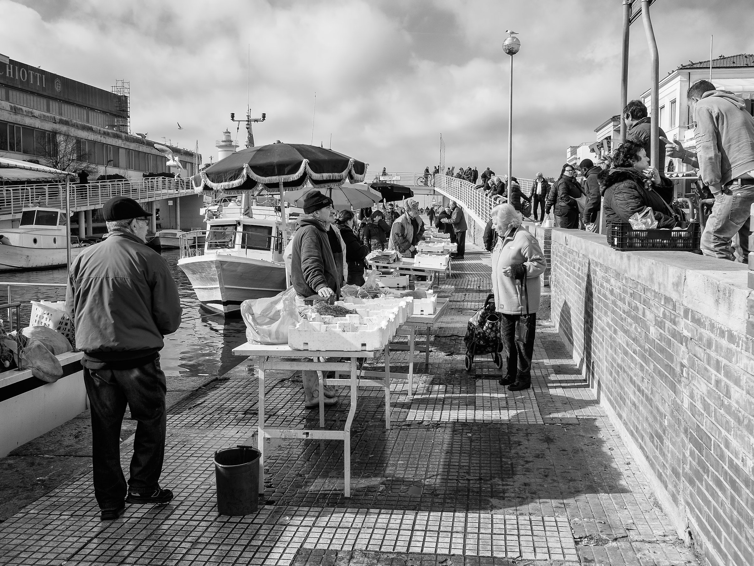 Viareggio fish market...