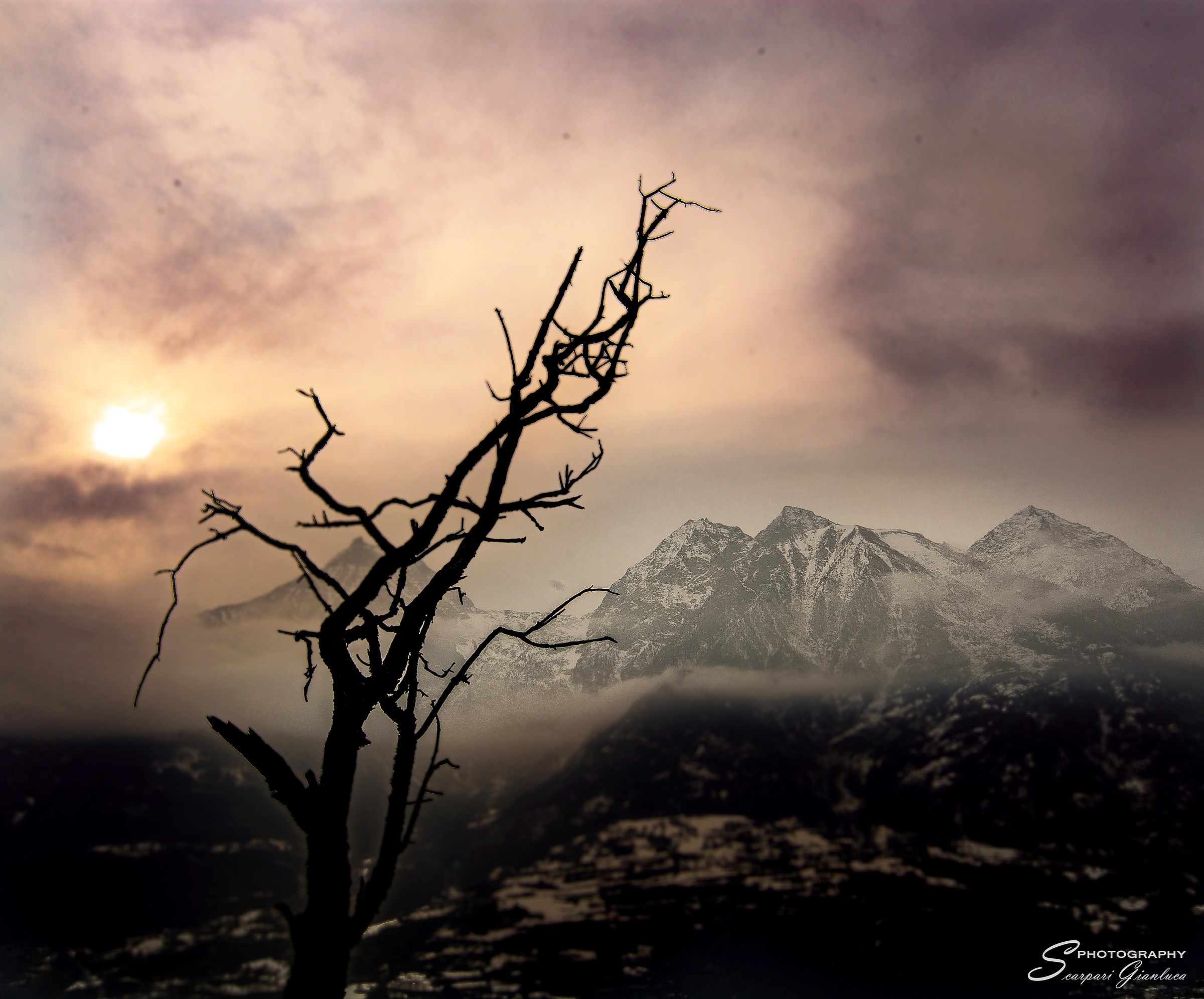 Mountains above Aosta...