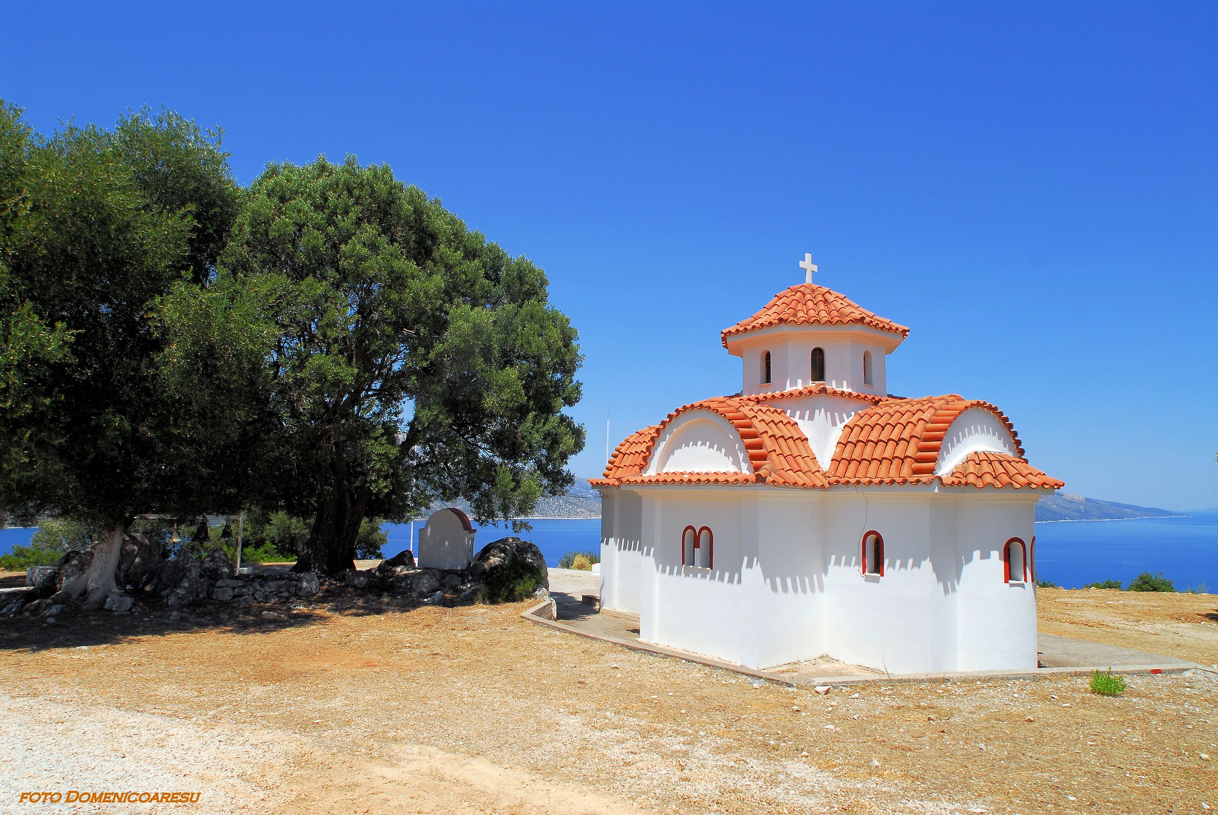 Greek islands of Cephalonia and Lefkada...