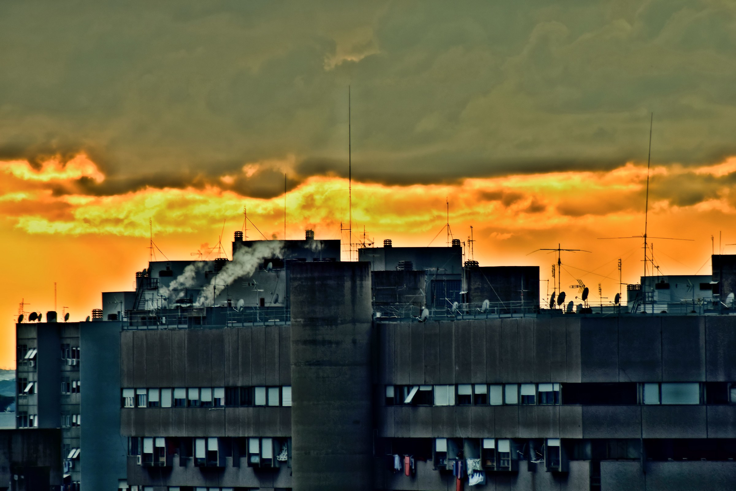 Tramonto tra i palazzi...