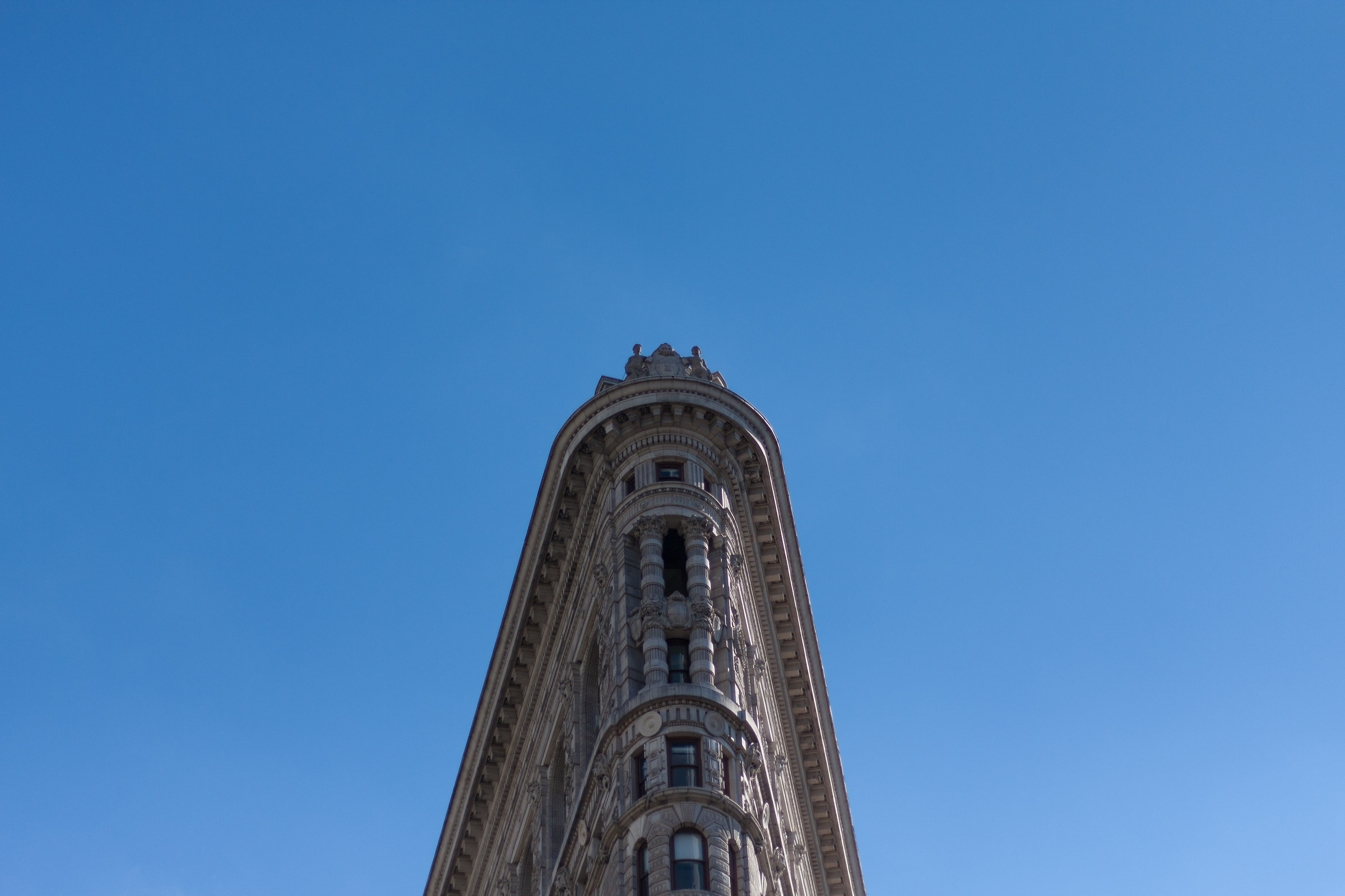 Flat Iron...Cielo limpido...