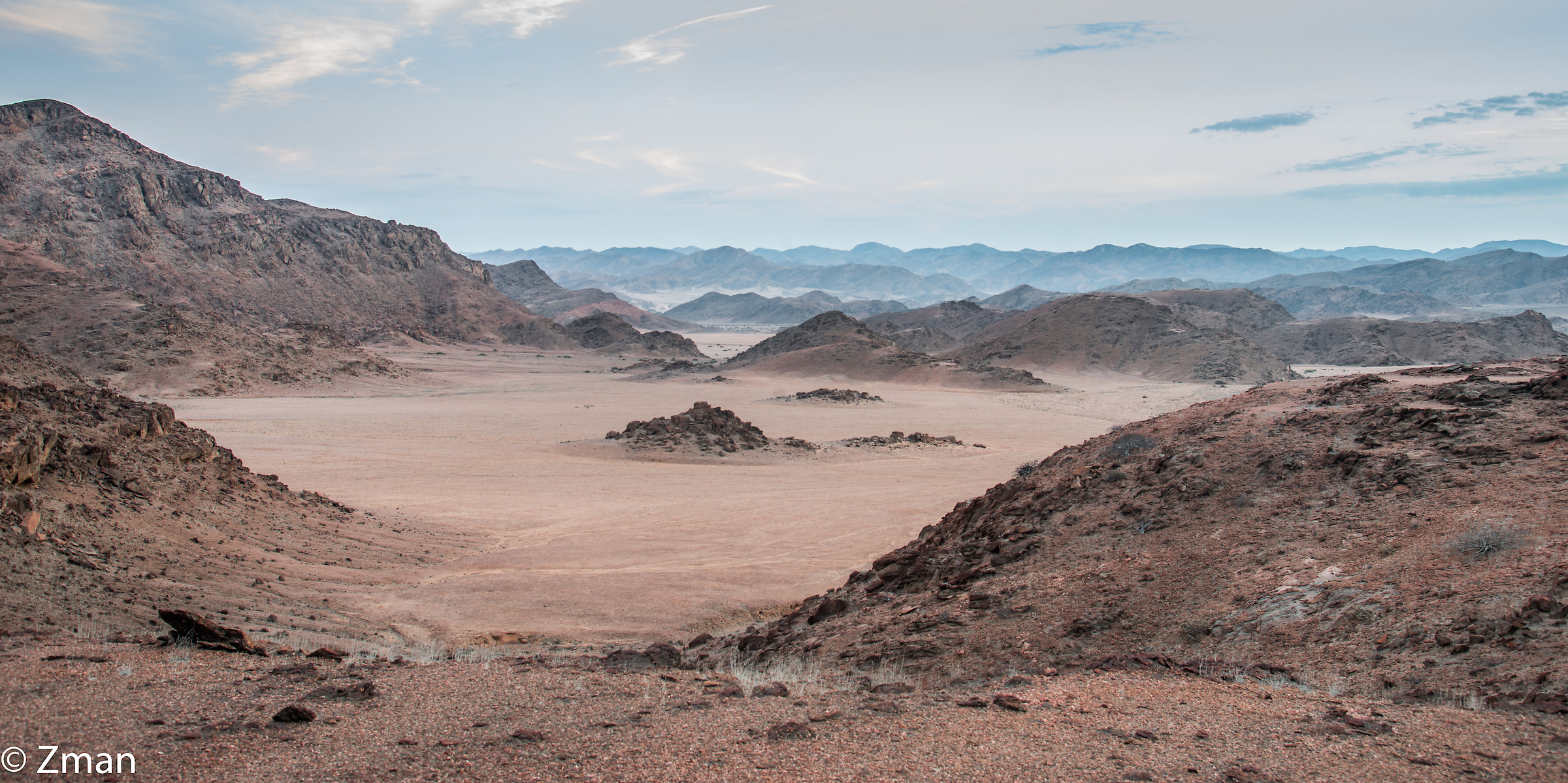 The Namibian Desert...
