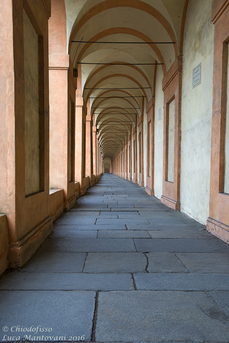 Bologna - The porticos of San Luca...