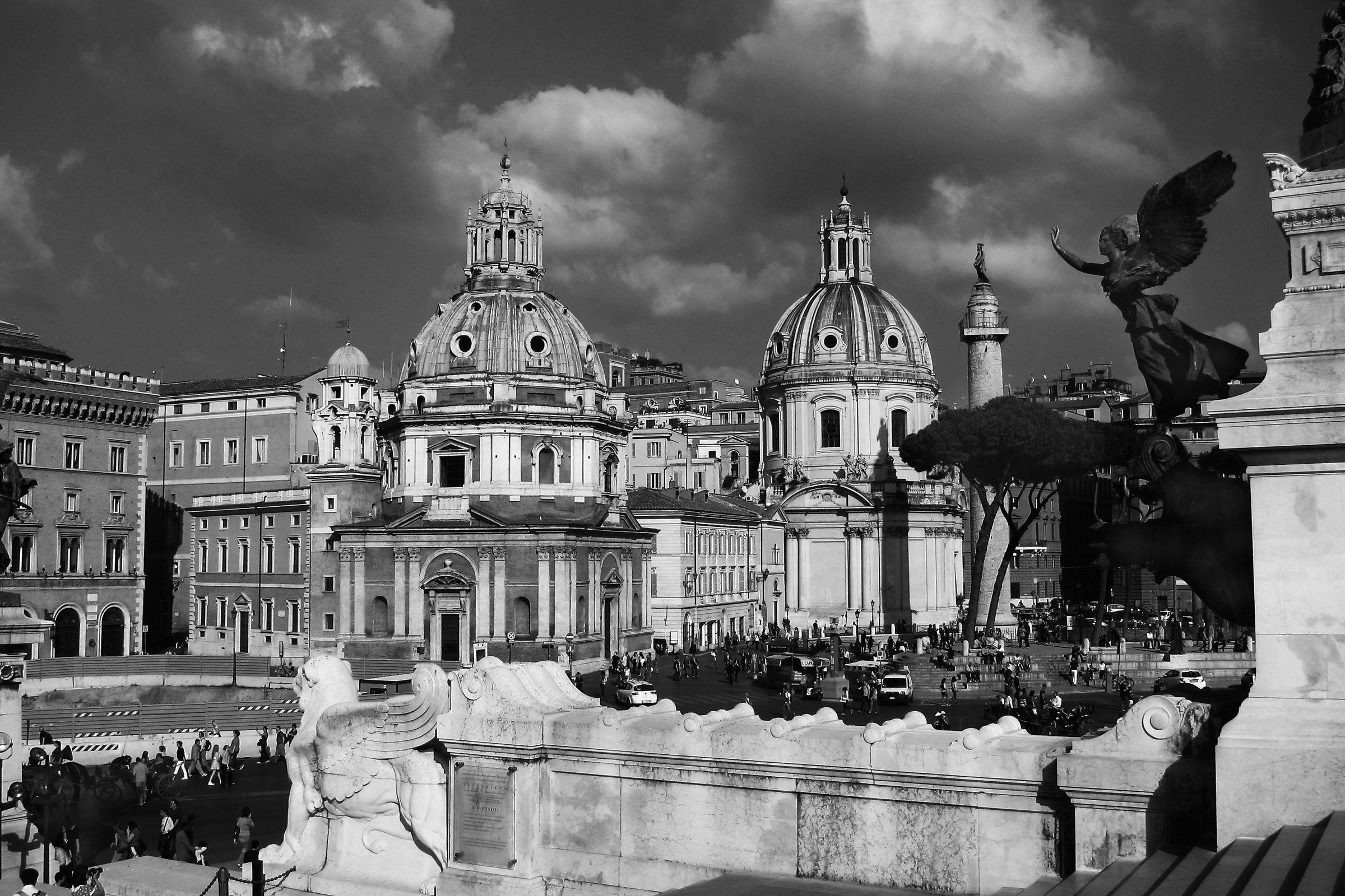 Roma in bianco e nero...