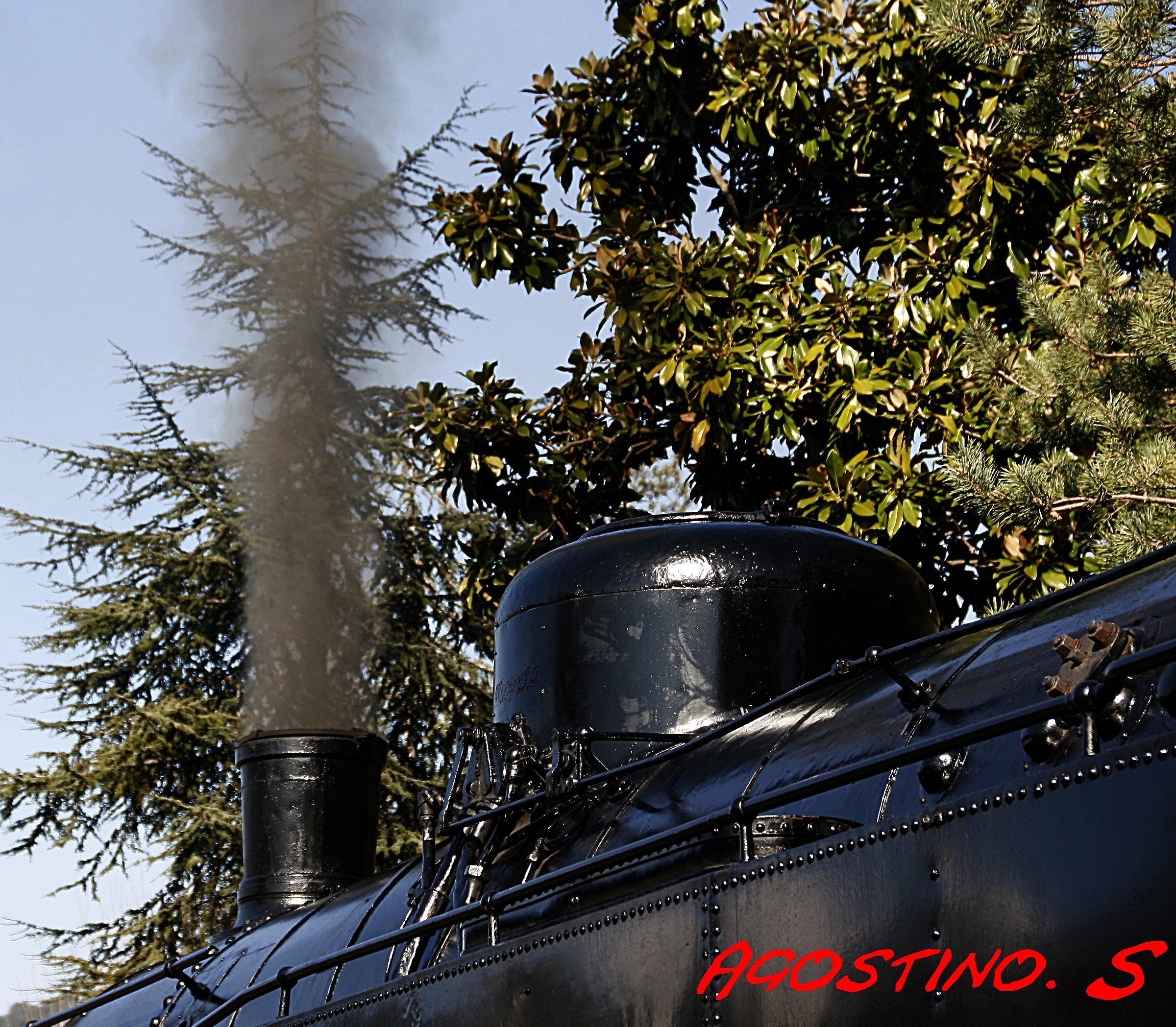 Steam locomotive...