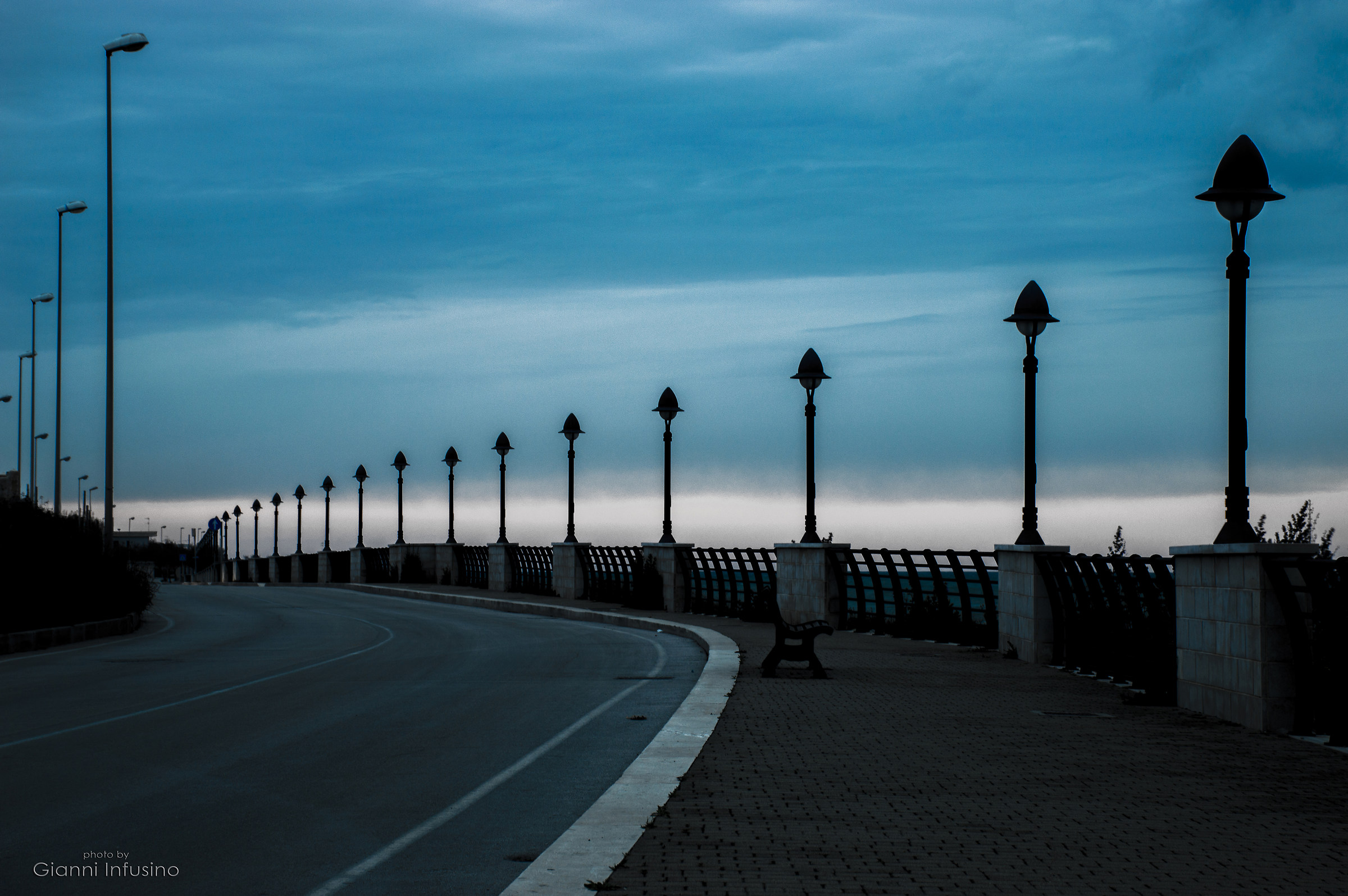 lampposts...