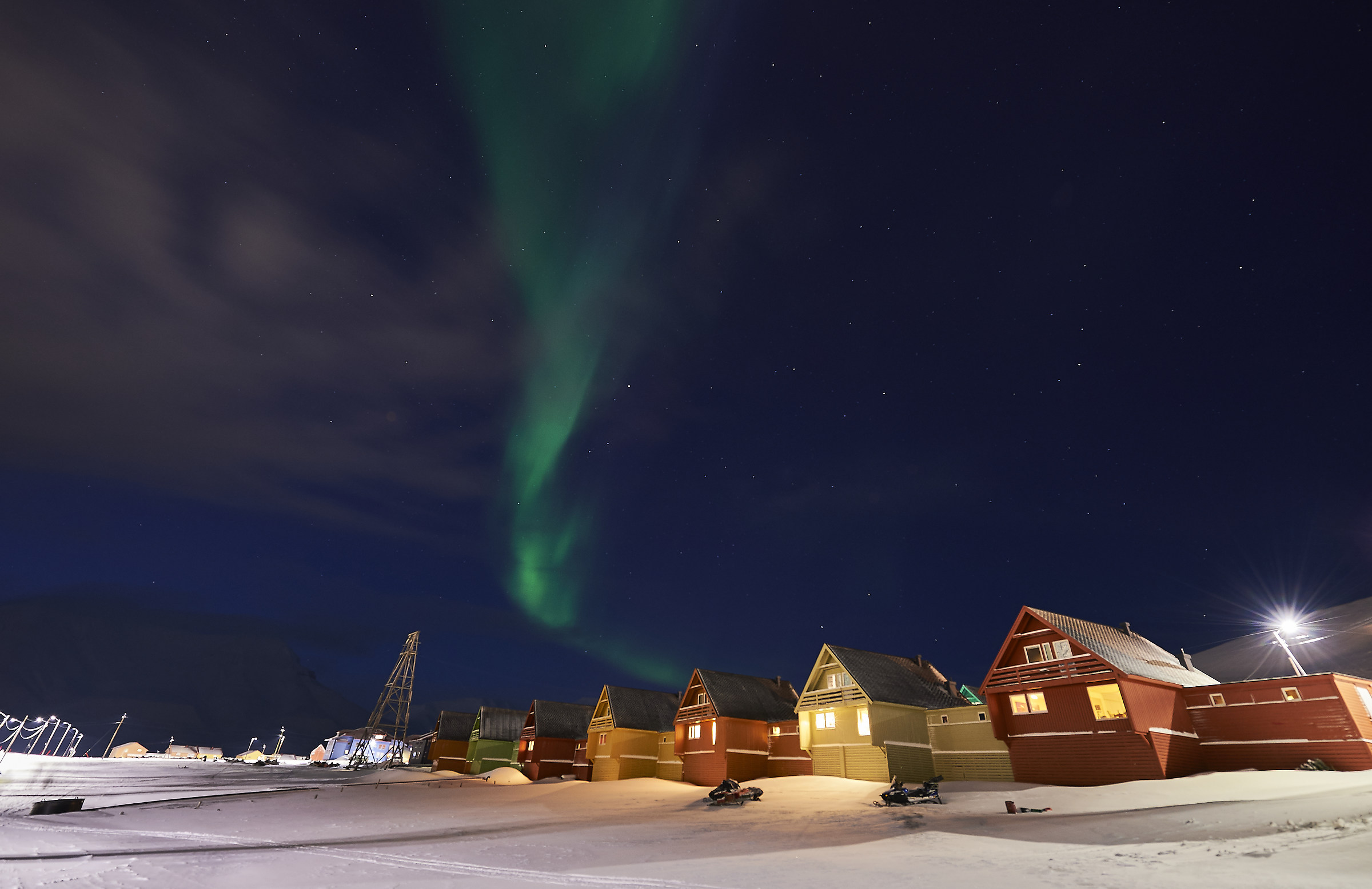 Longyearbyen northern light...