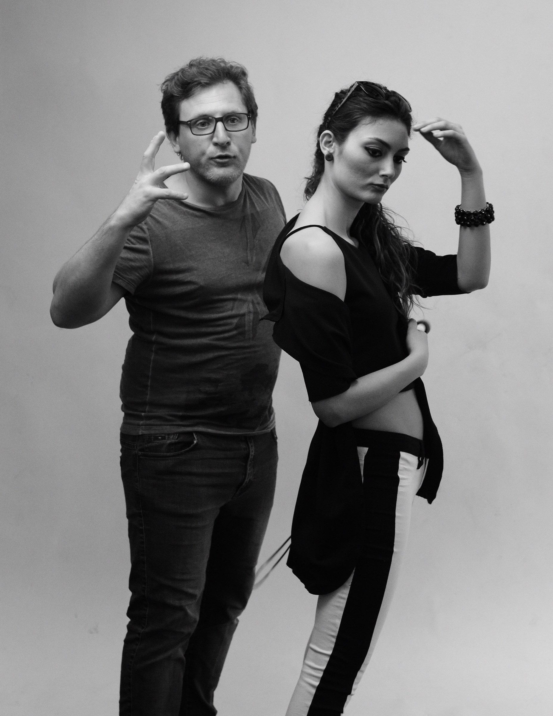 backstage...