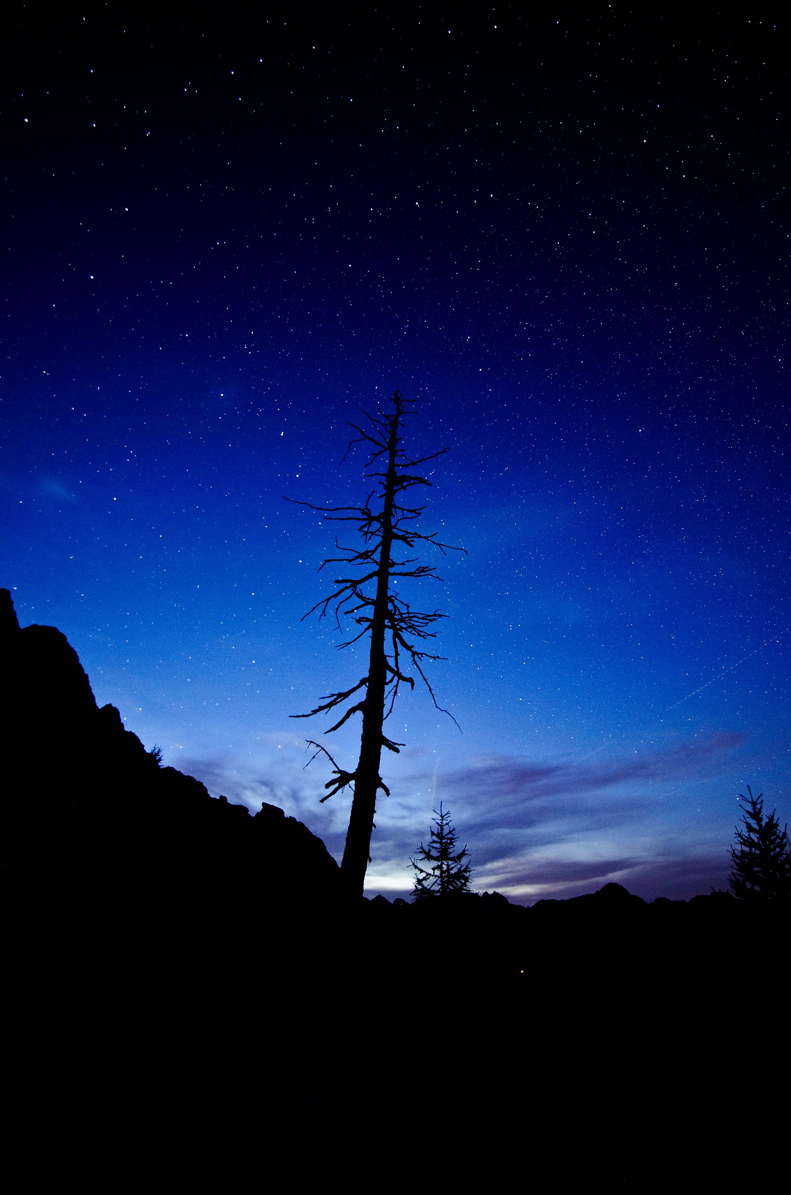 starry sky in the Julian Alps...