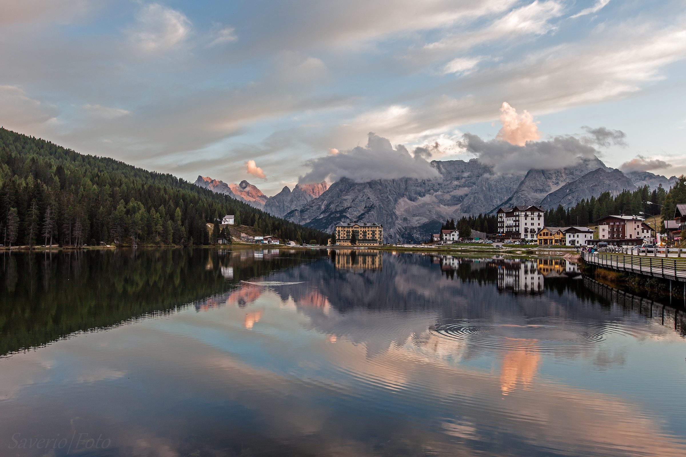 Misurina at sunset...