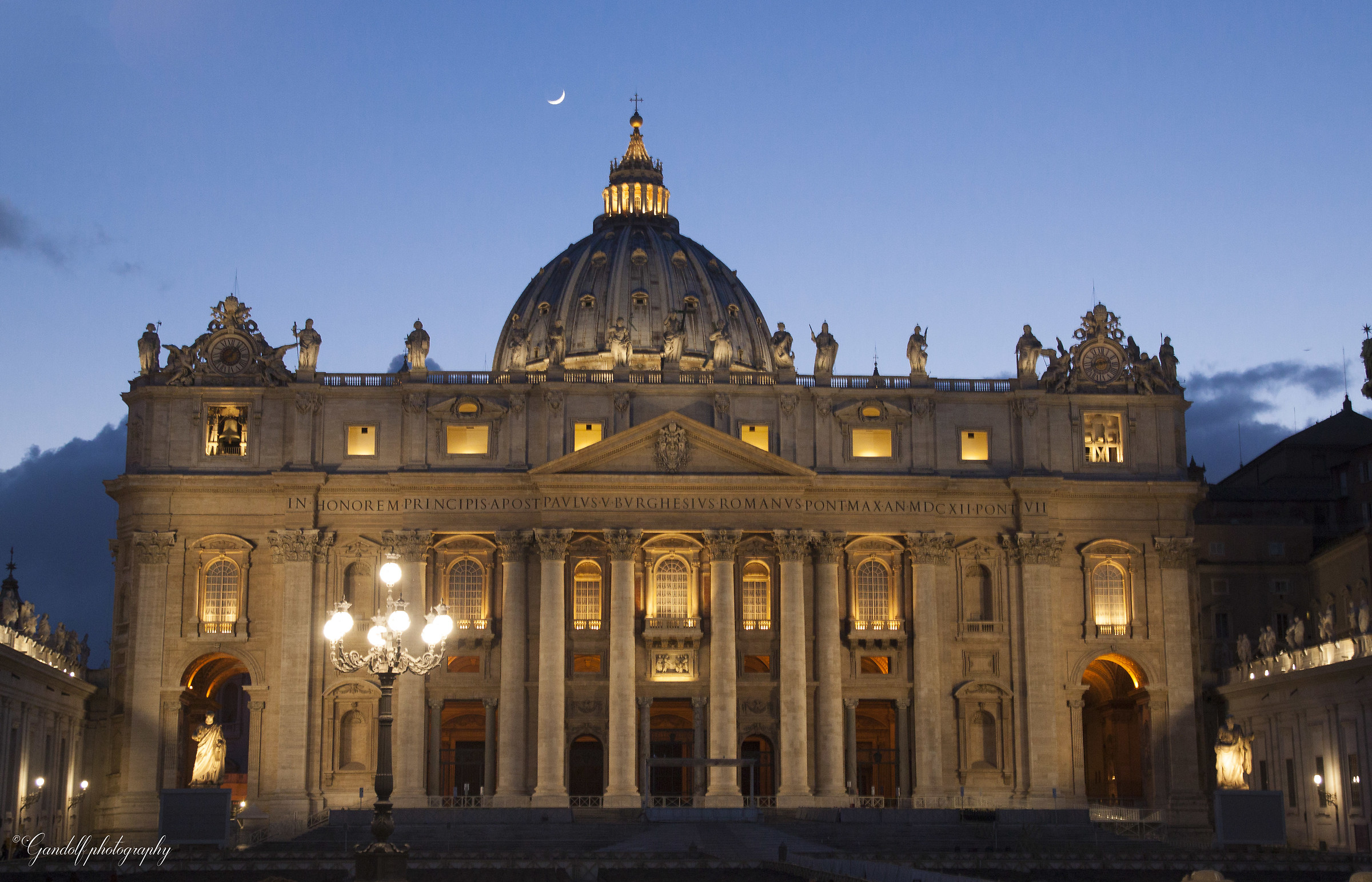 Blue hour at the Vatican...