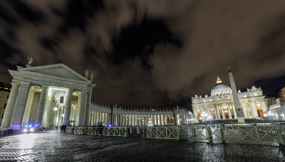 St. Peter's Basilica in the Vatican...
