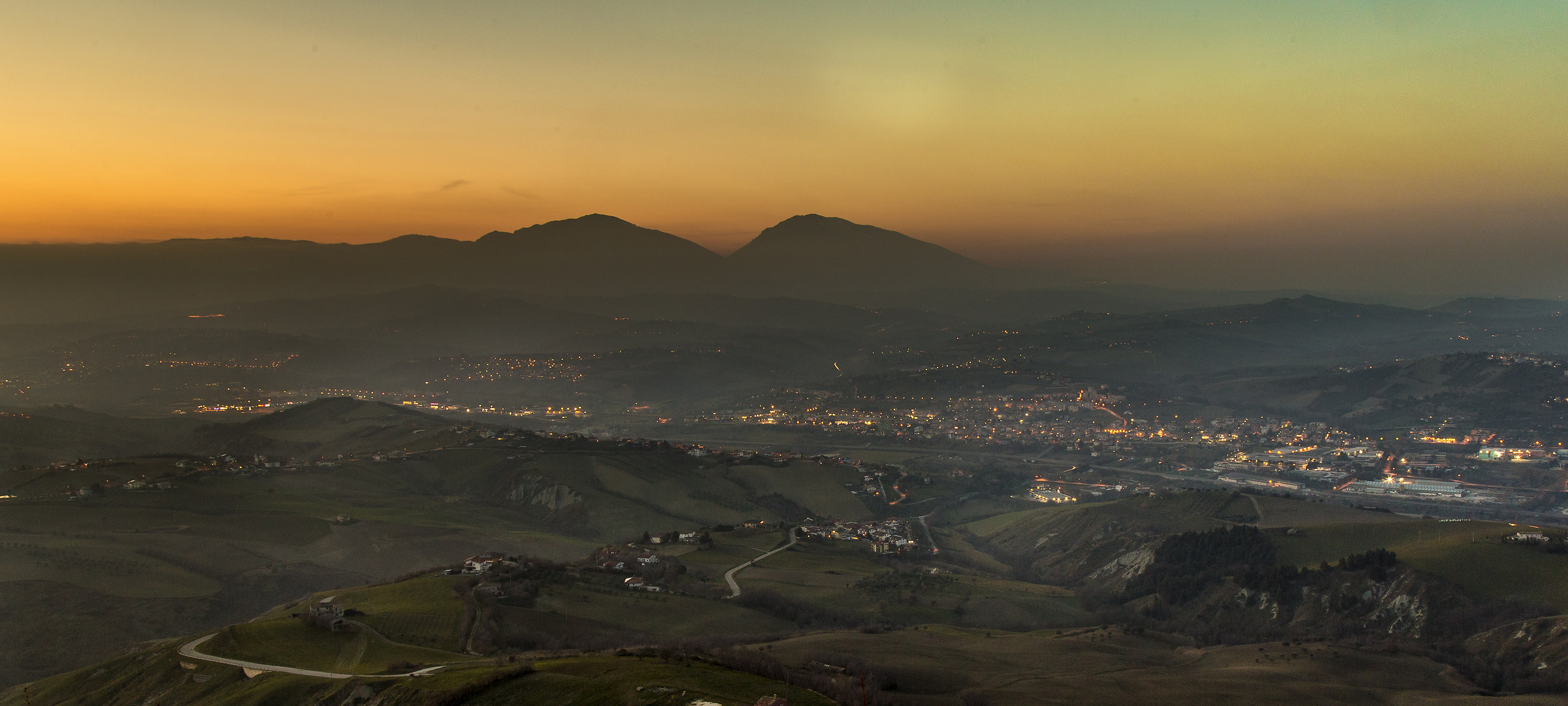 Sunset from Castellalto...