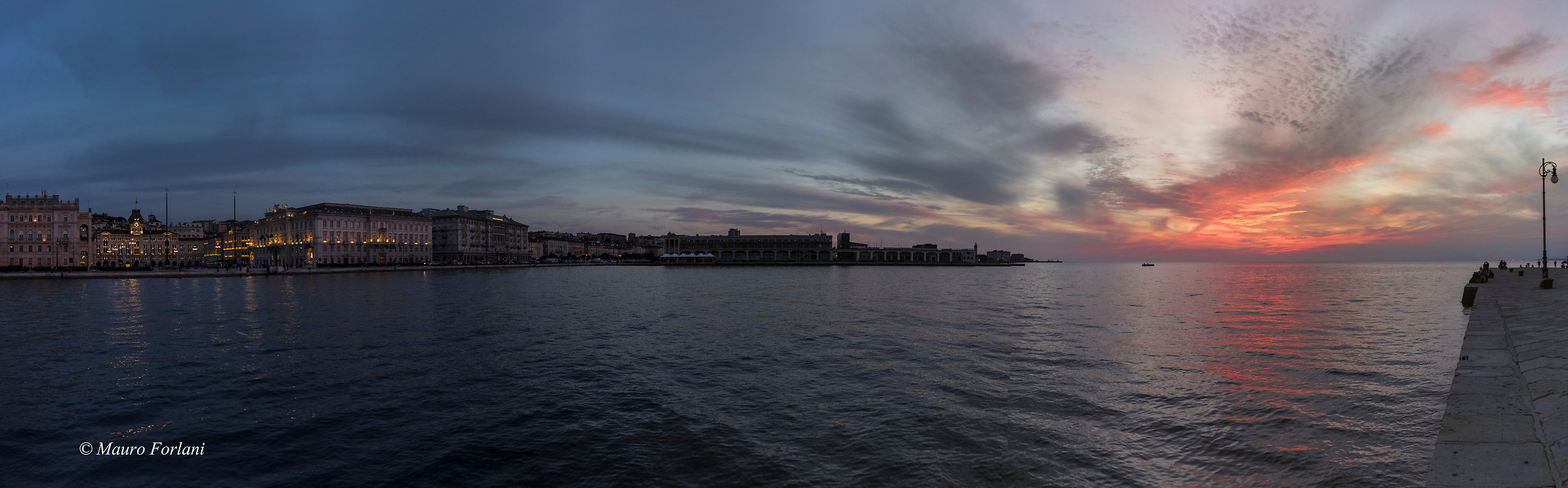 Trieste al tramonto...