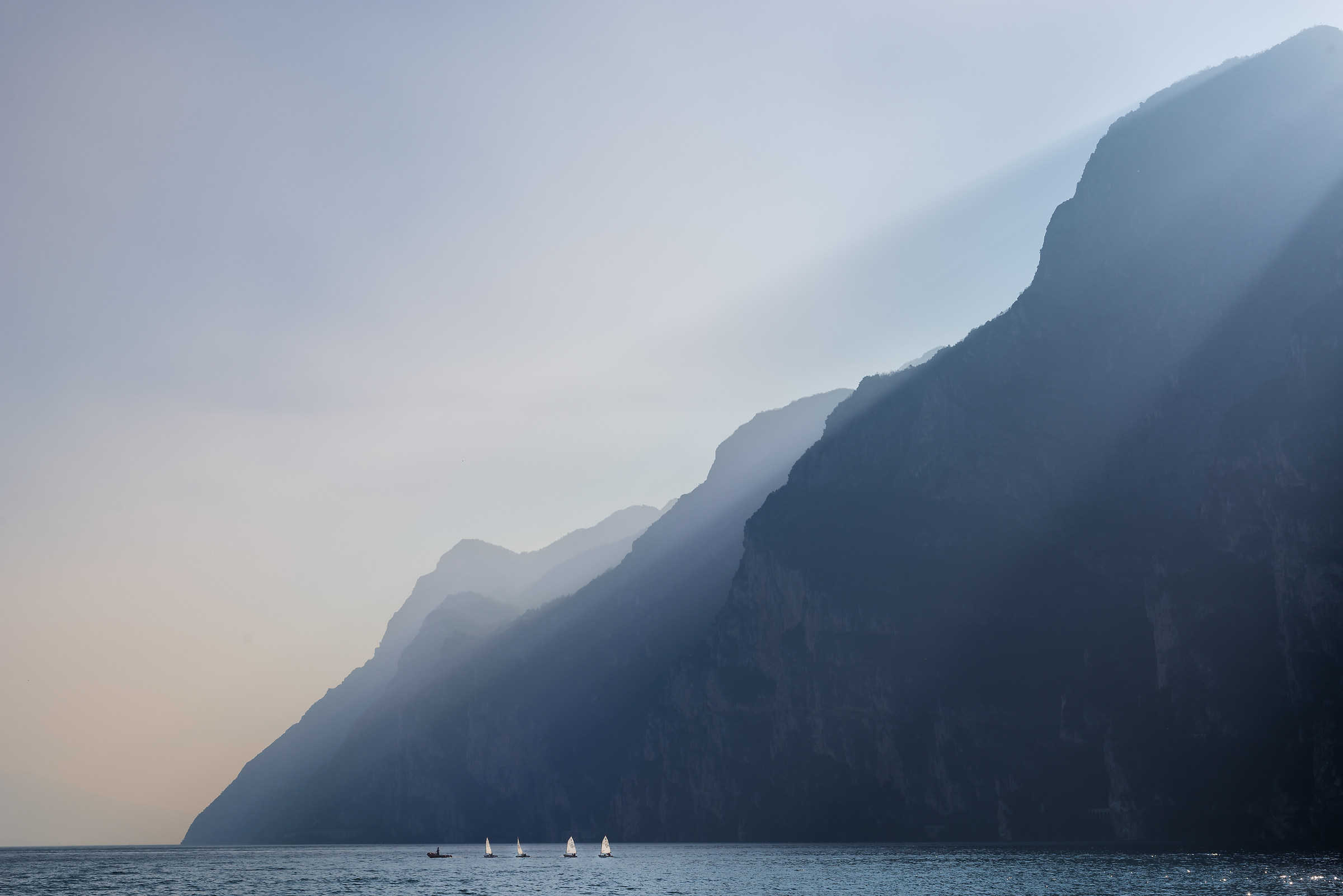 4 pirates on Lake Garda...