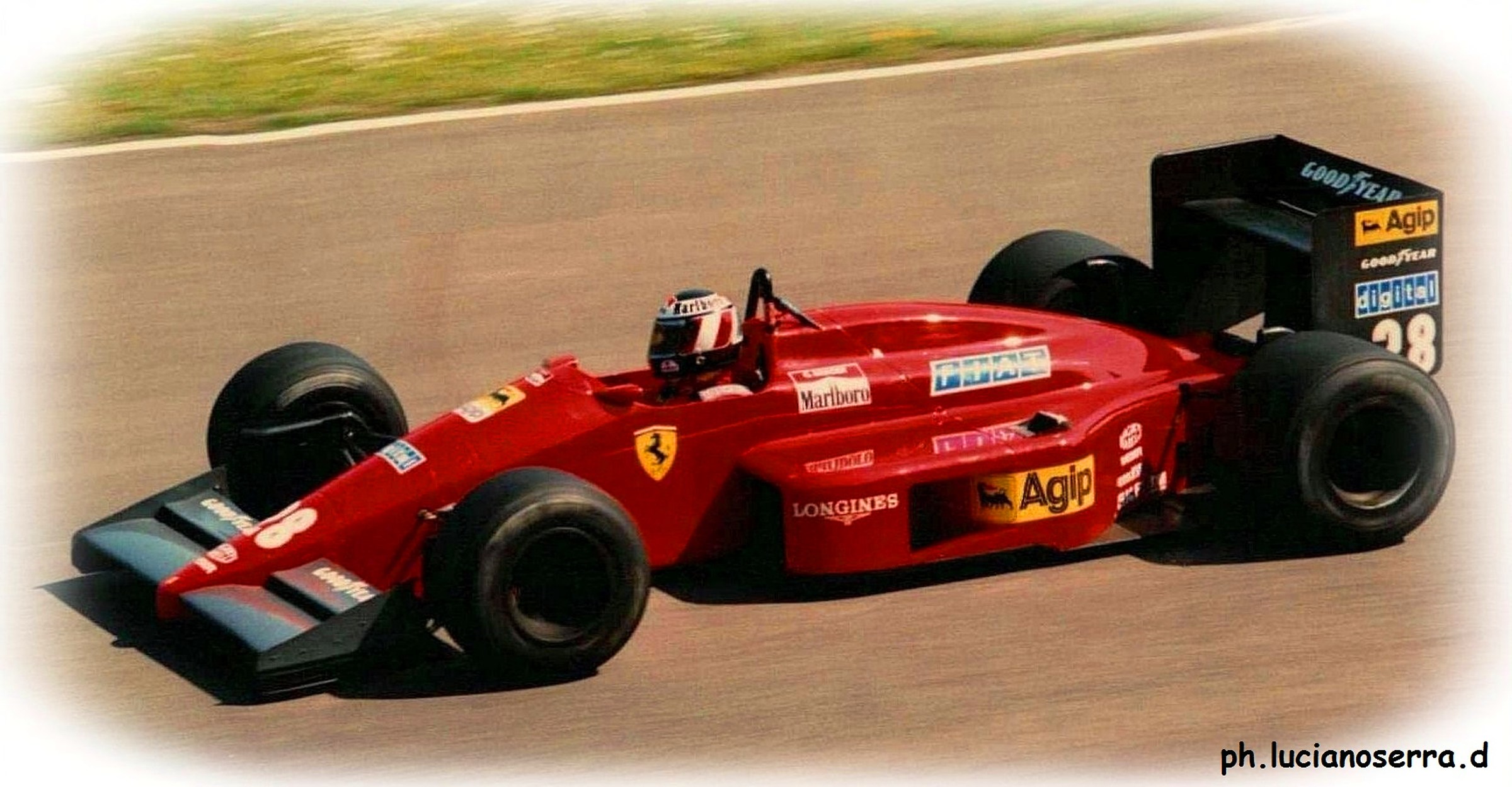 Gerhard Berger su Ferrari F 1-87 - 1987...