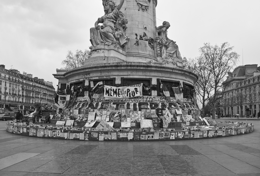 Place de la Republique, Paris...
