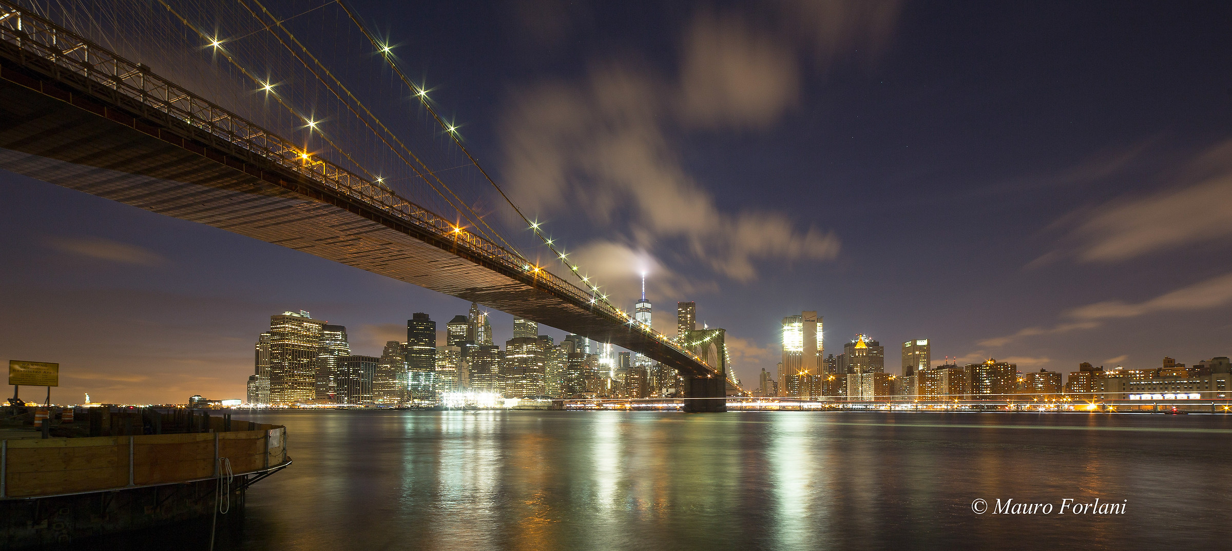 Brooklyn Bridge at night...