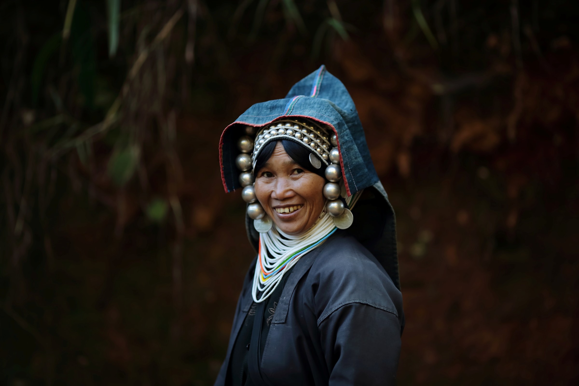 Myanmar - The smiles of Akha women...