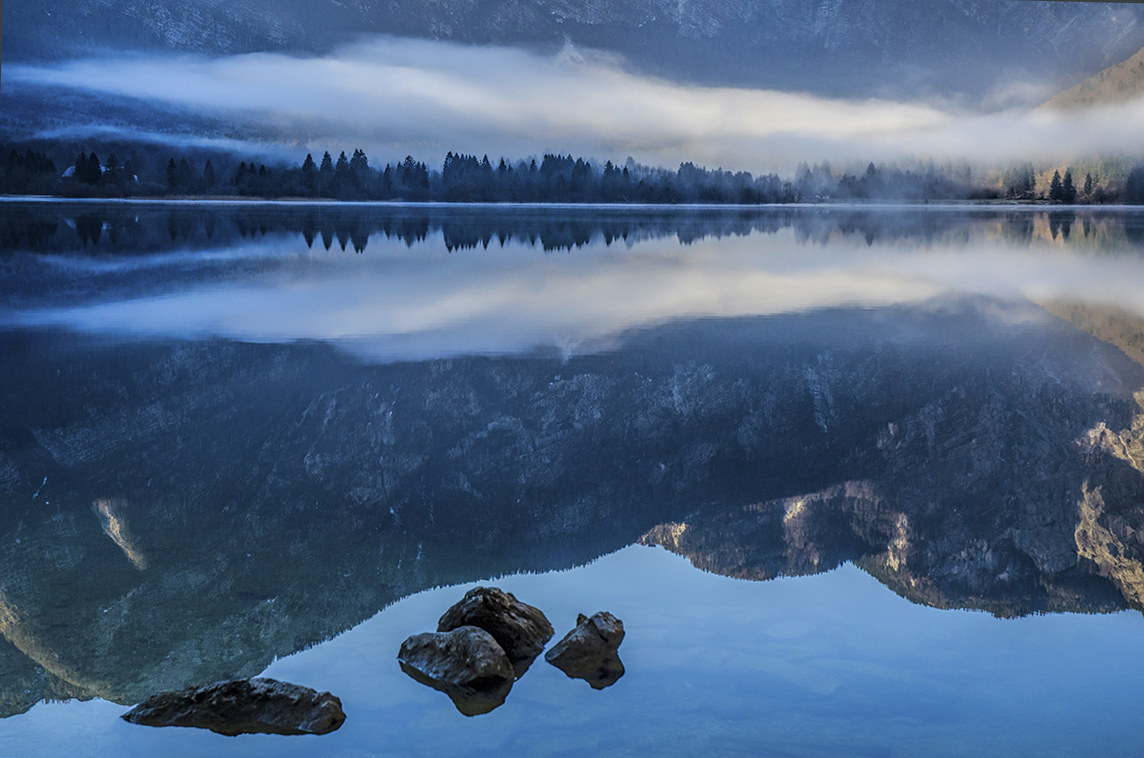 Reflections in Lake Bohinj 3...