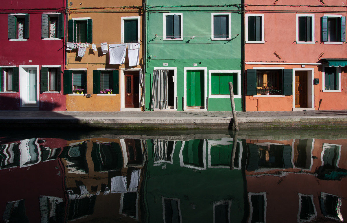 Burano ... and her reflection!...