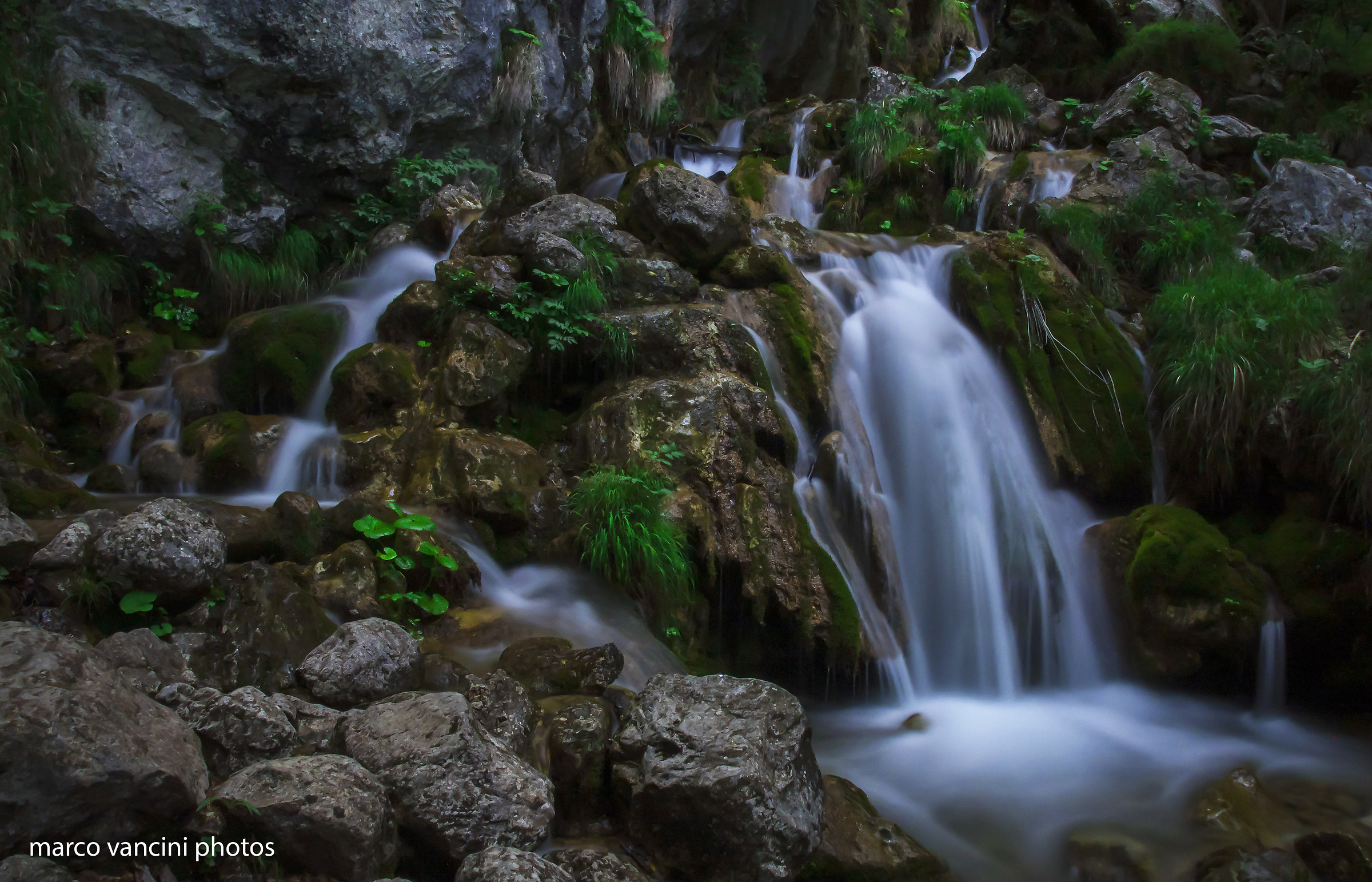 Mountain waterfalls...