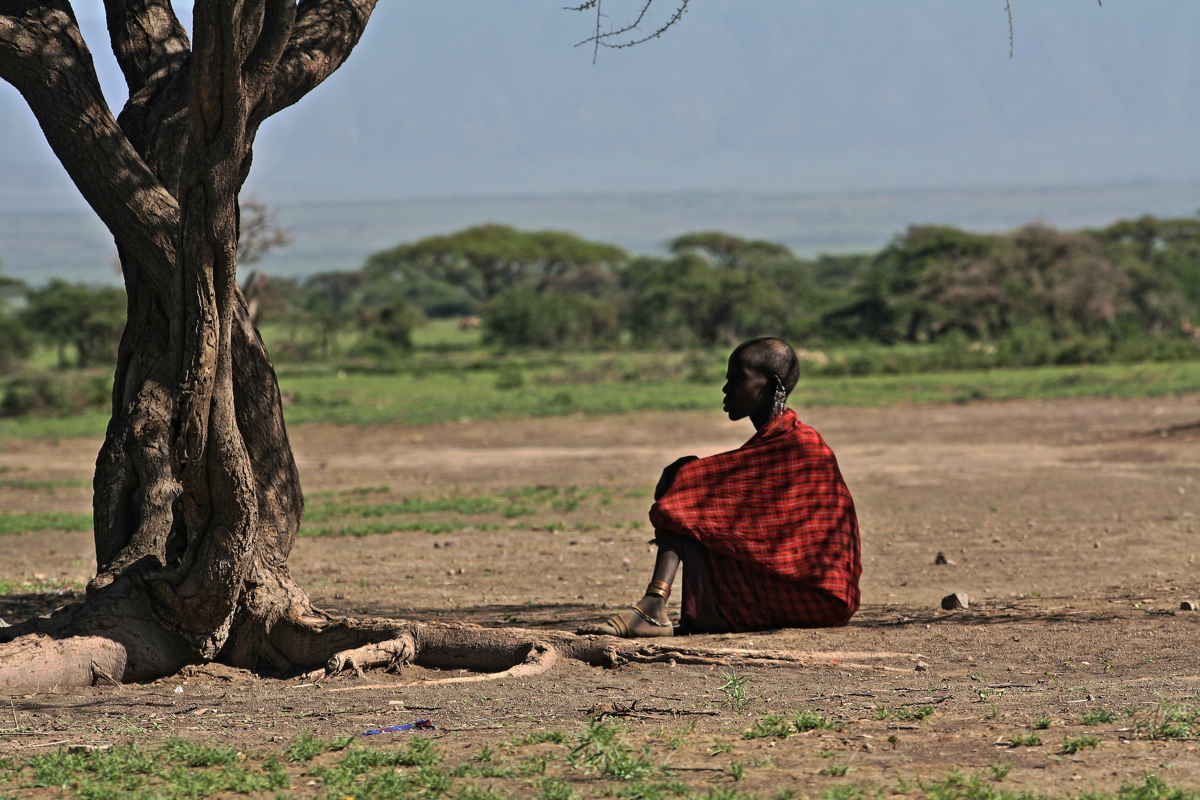 Masai village...