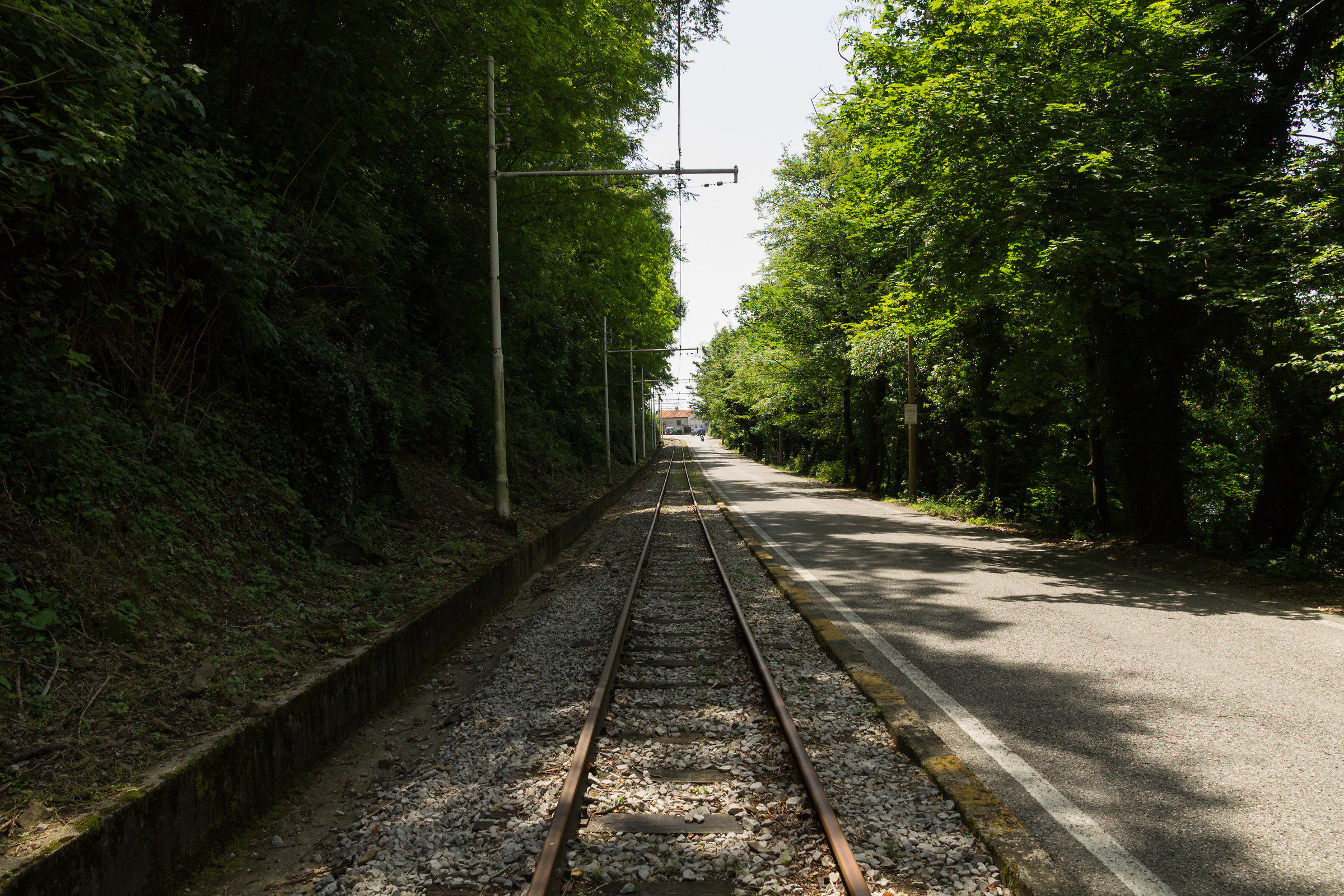 Trieste-Opicina tram track...