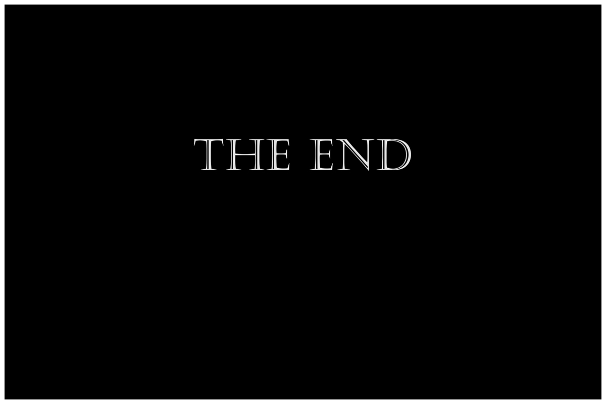 the end...