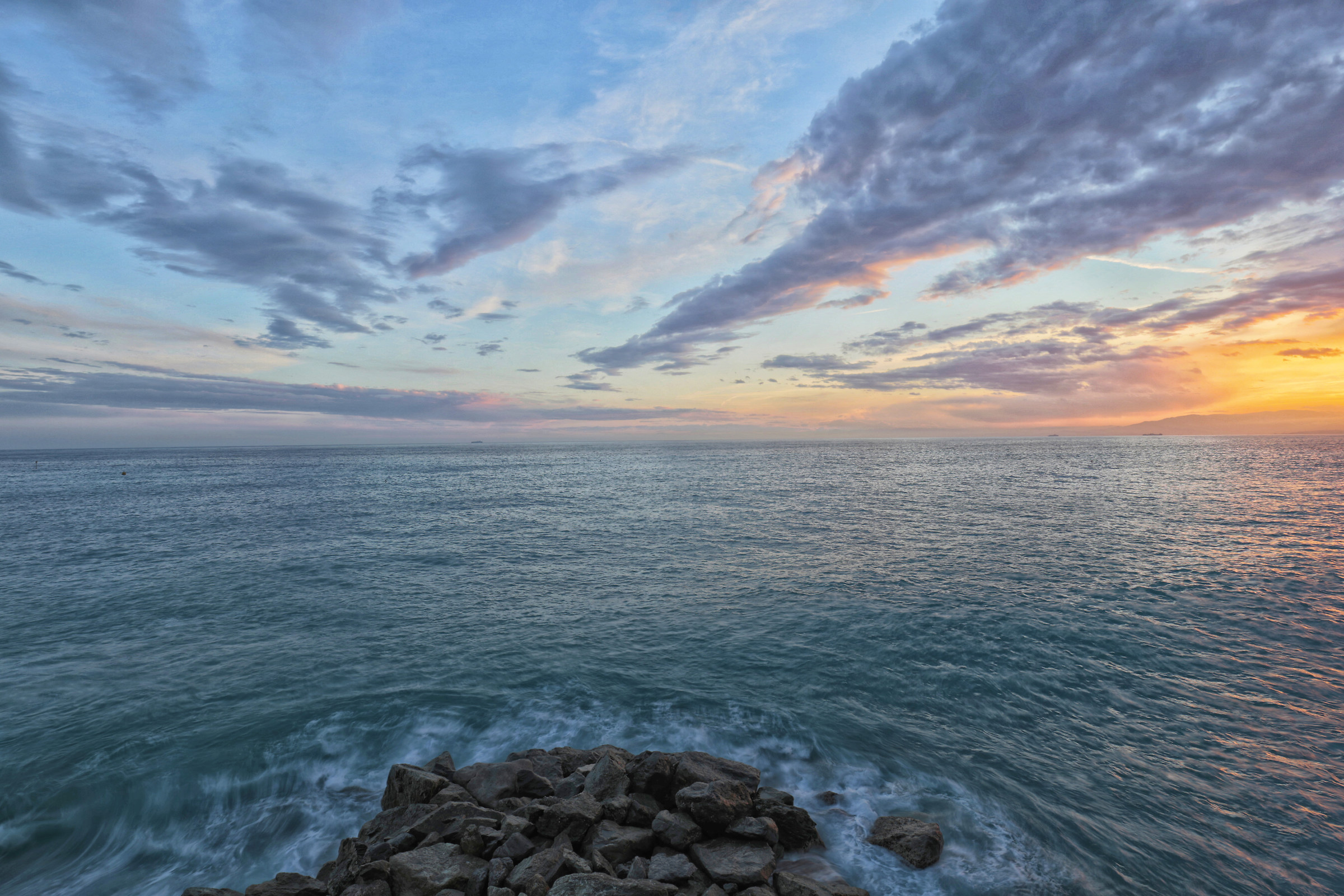 Tramonto a Camogli...