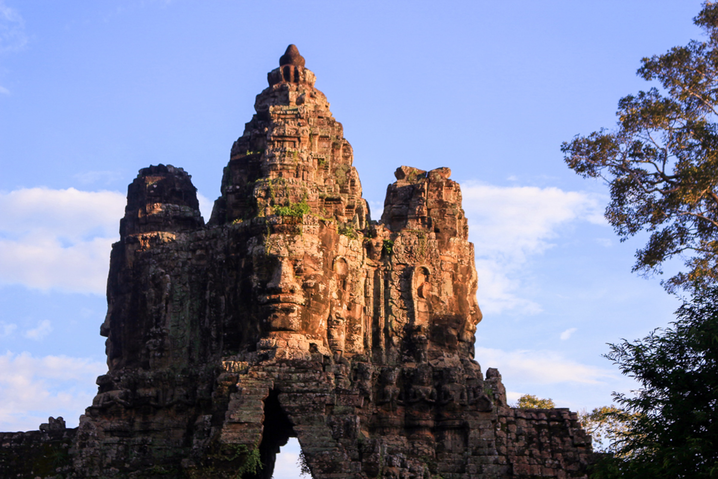 Angkor Thom al tramonto...