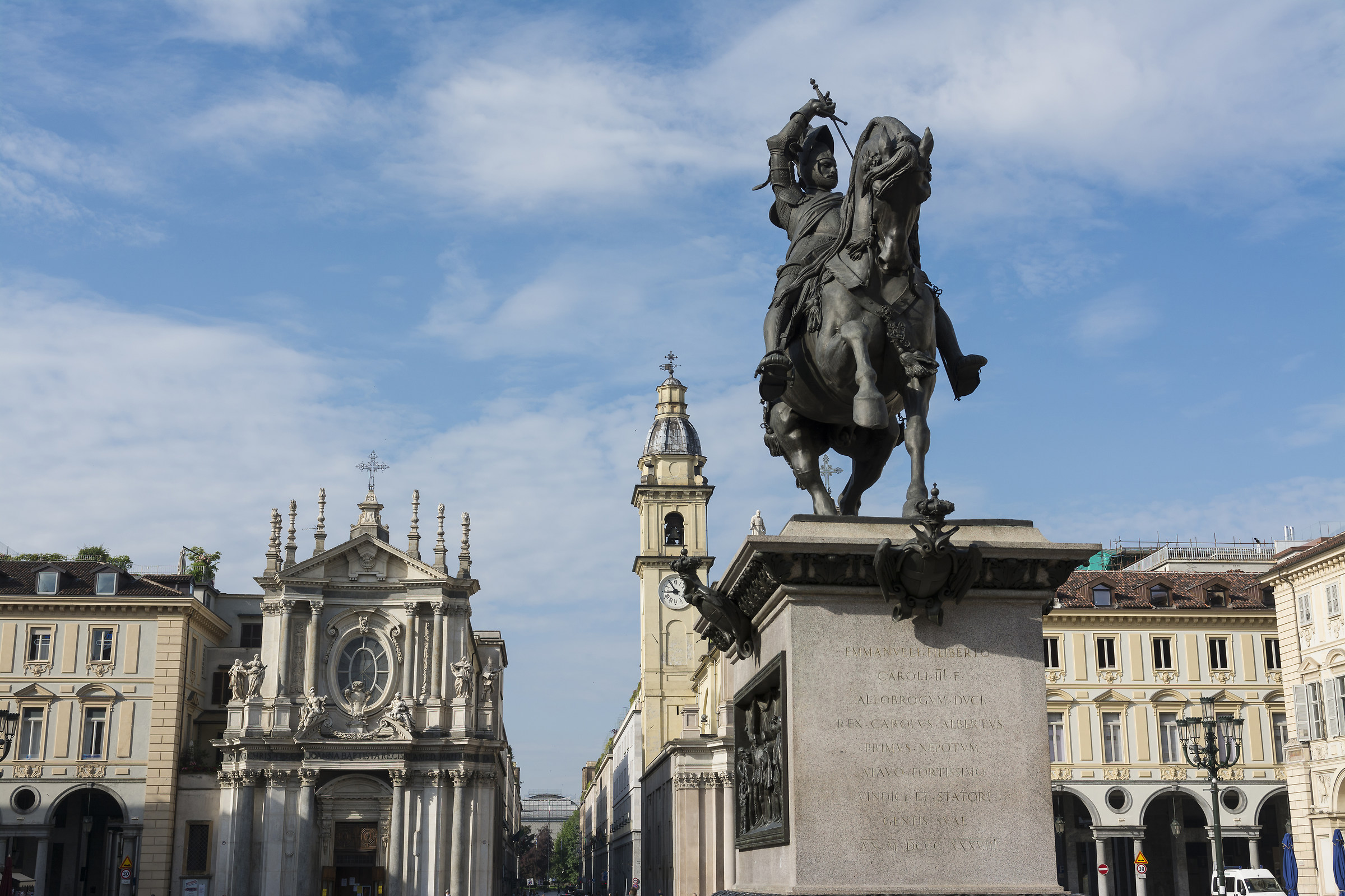 Piazza san carlo...