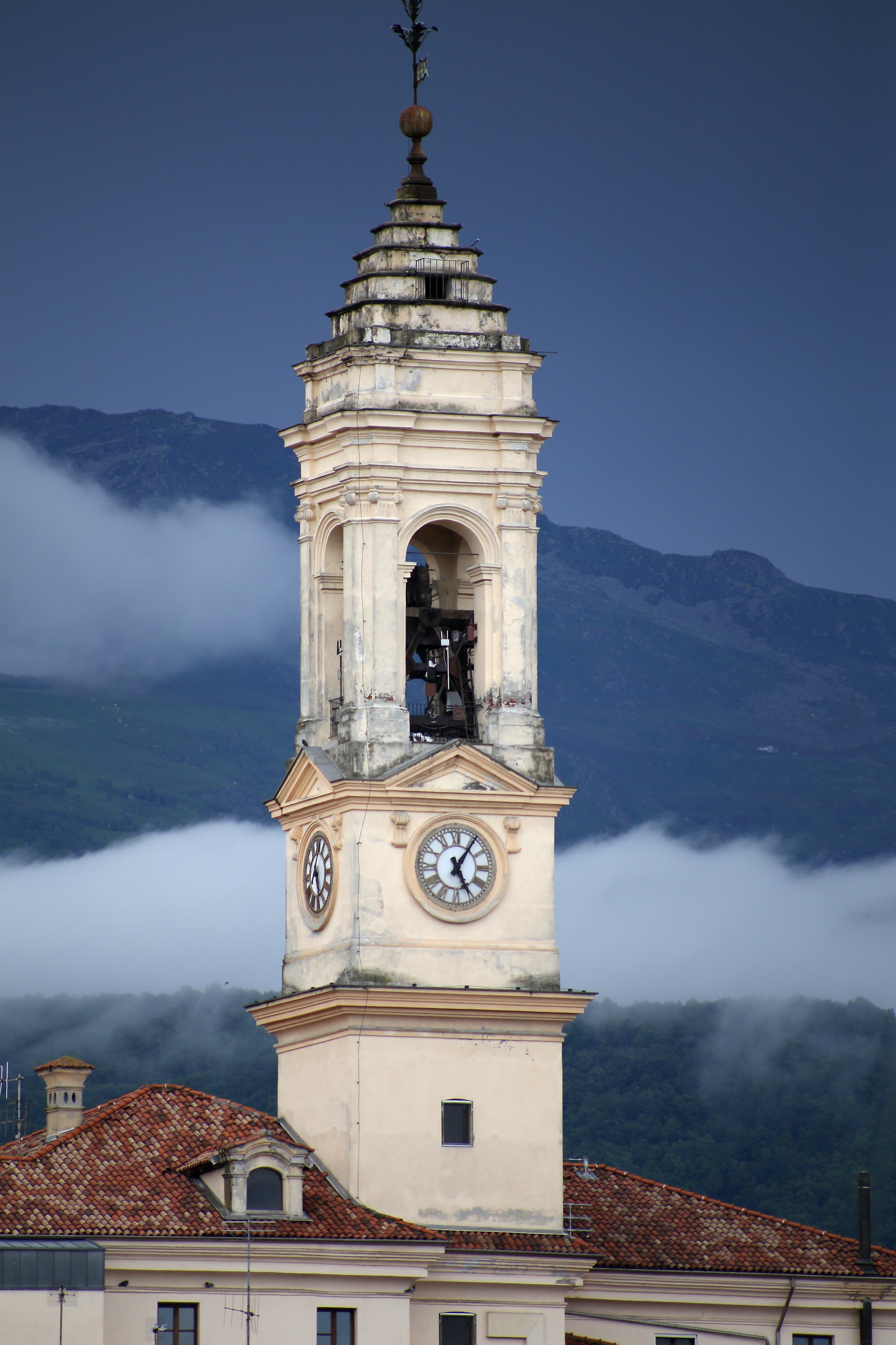 The bell tower of Ivrea...