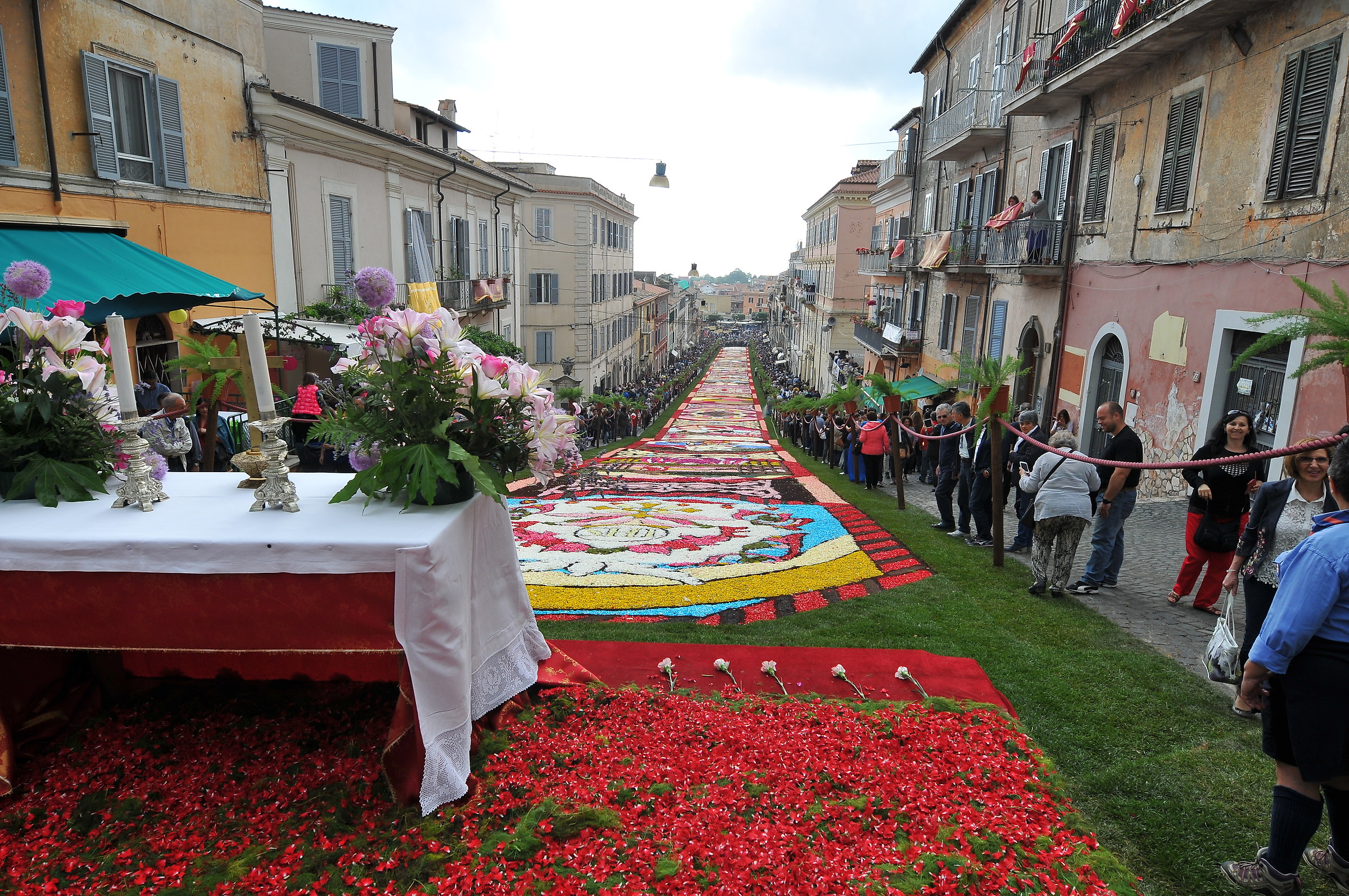 Flower Festival in Genzano di Roma...
