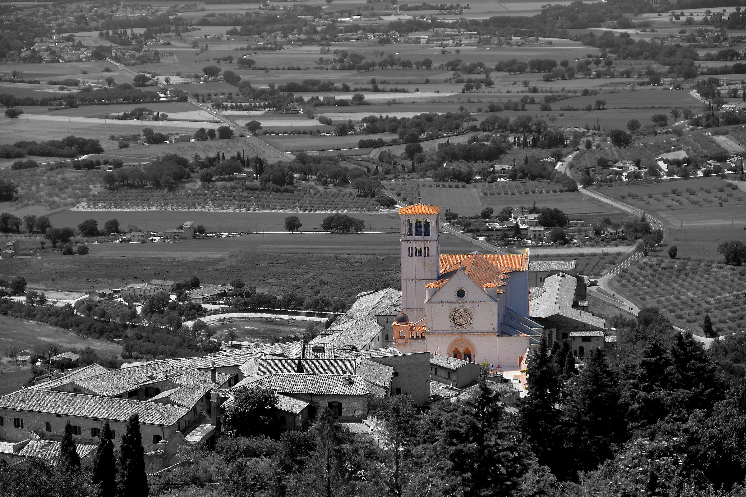 Assisi : la basilica...