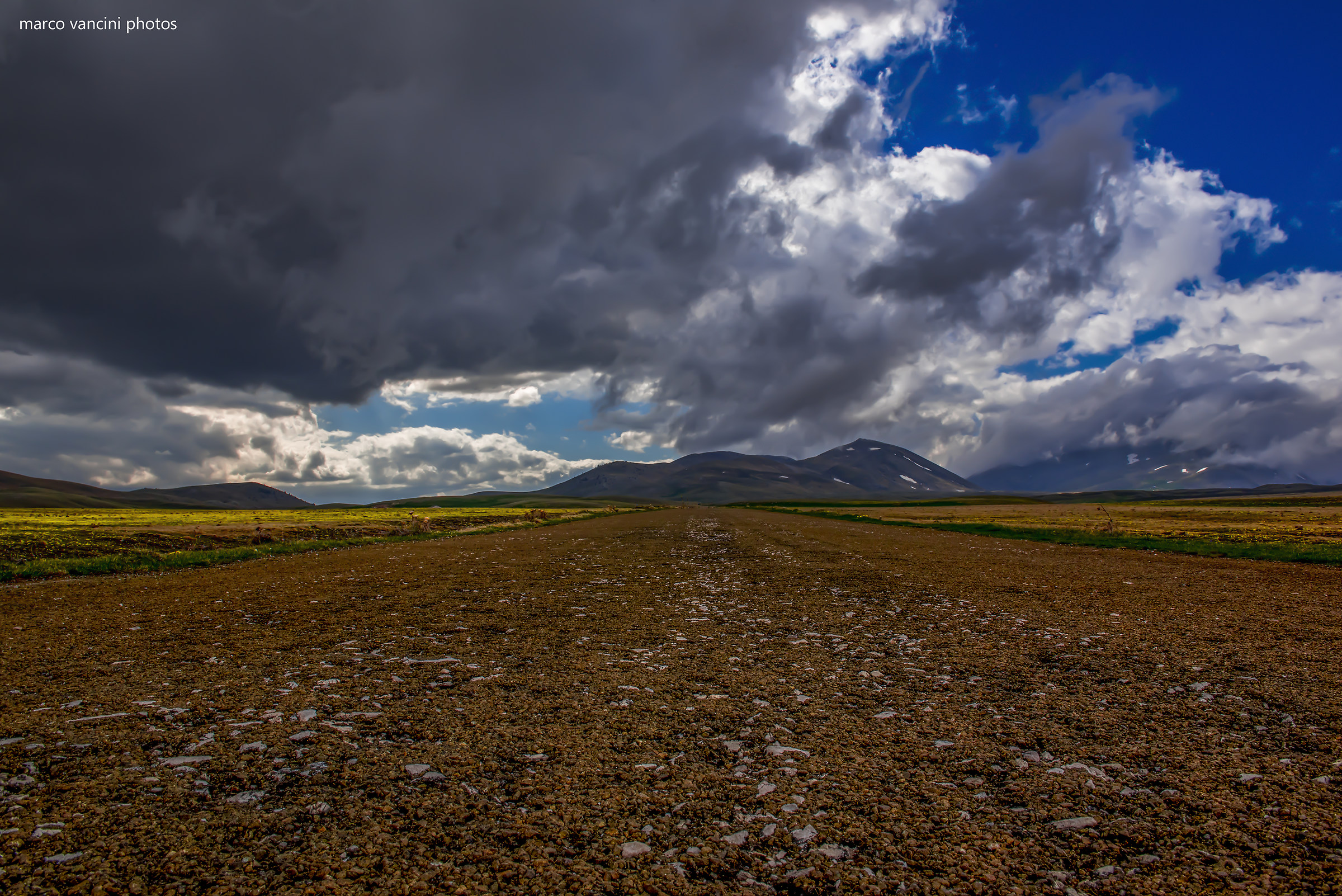 On the road of Campo Imperatore...