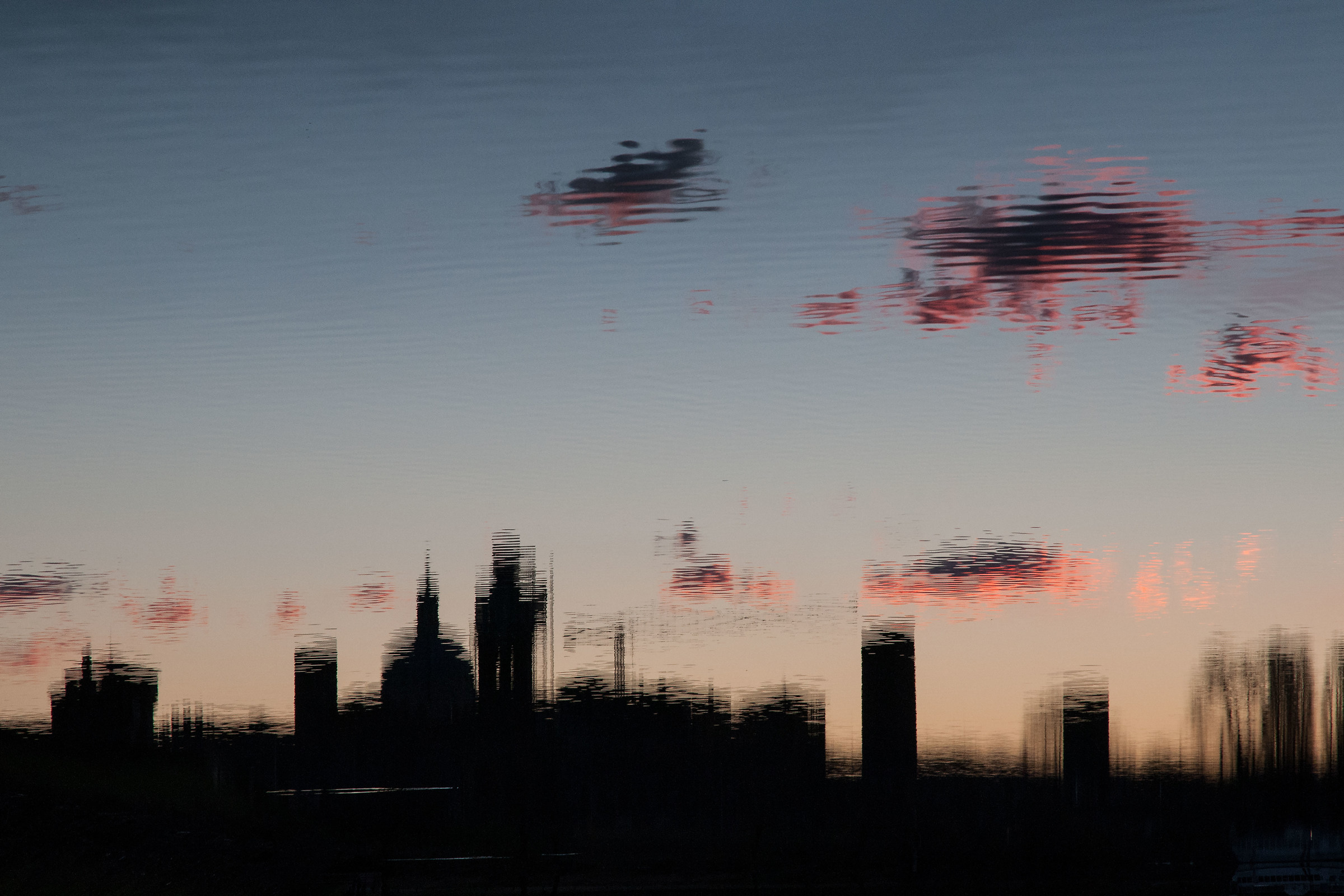 Mantova is reflected in the lake...