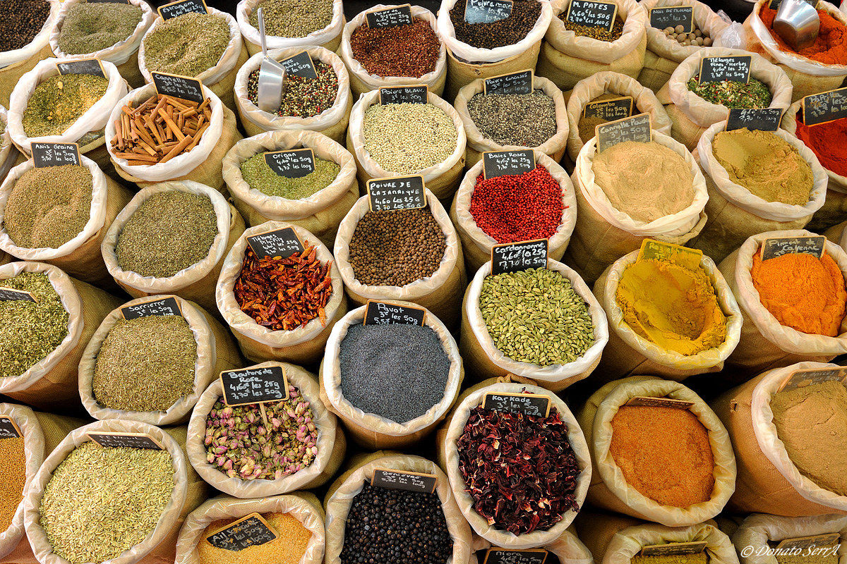 Spices at the Isle Sur Sorgue Market...