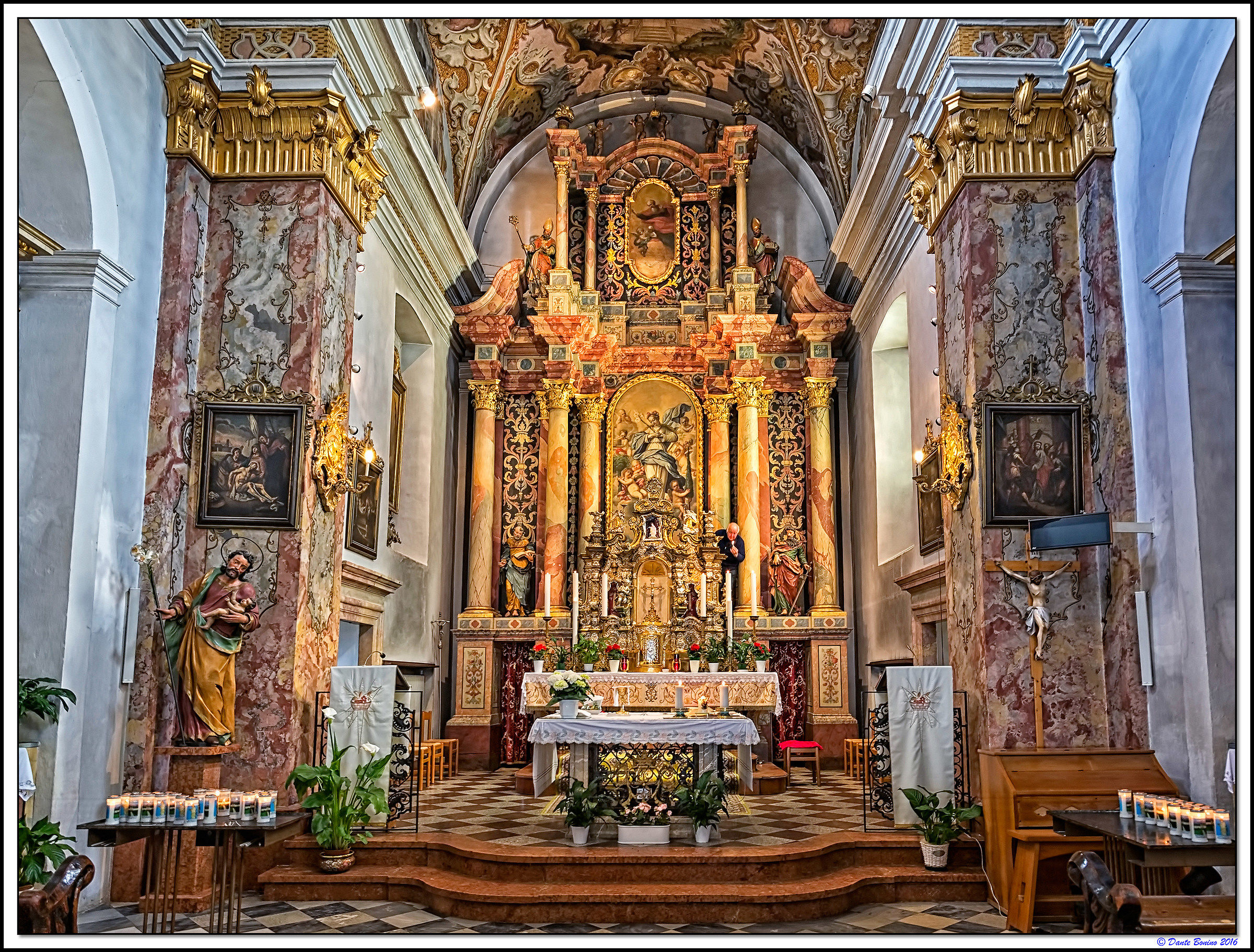 Santuario della Madonna di Pietralba: Interno2...