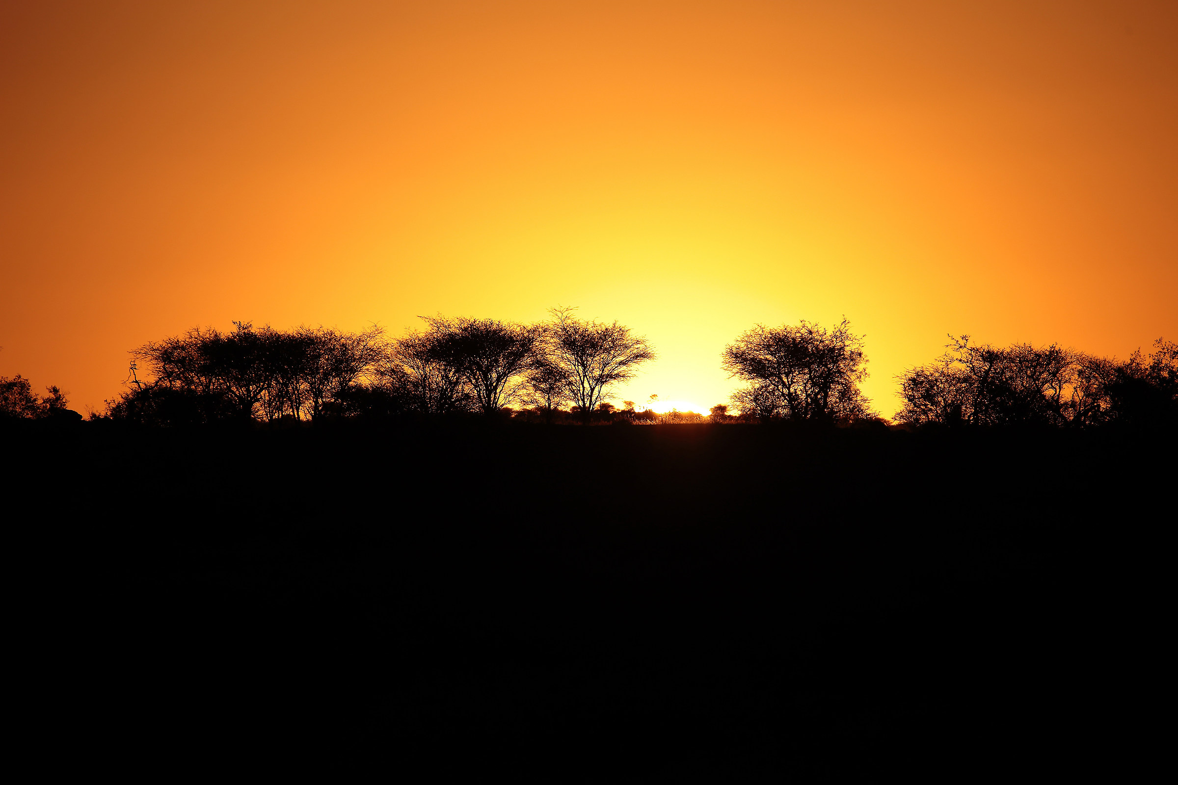 African sunset...