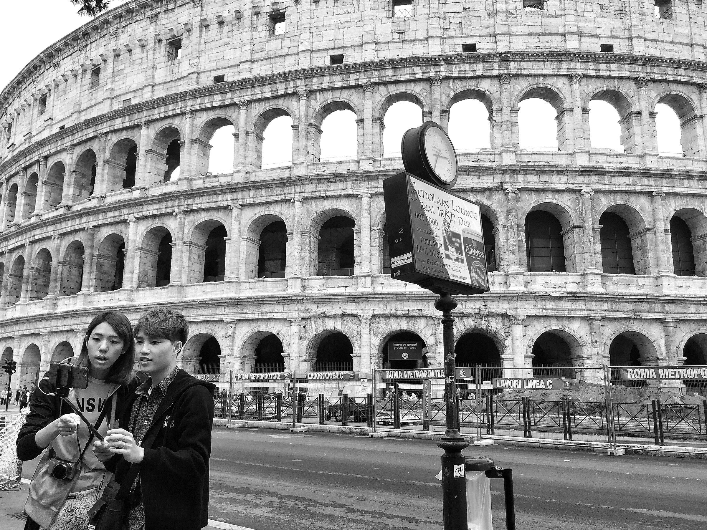 Selfies in Rome...
