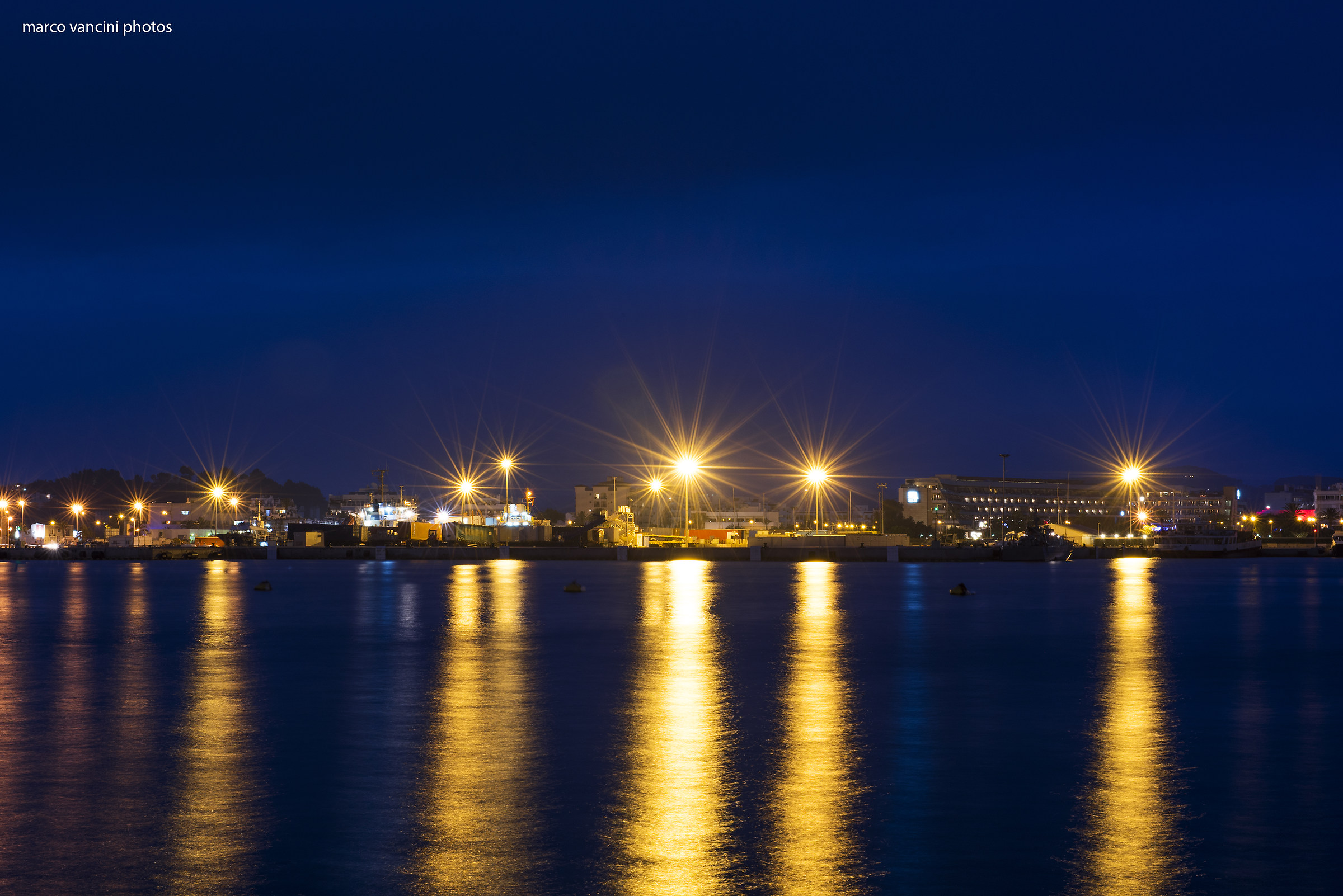 Blue hour at the port...